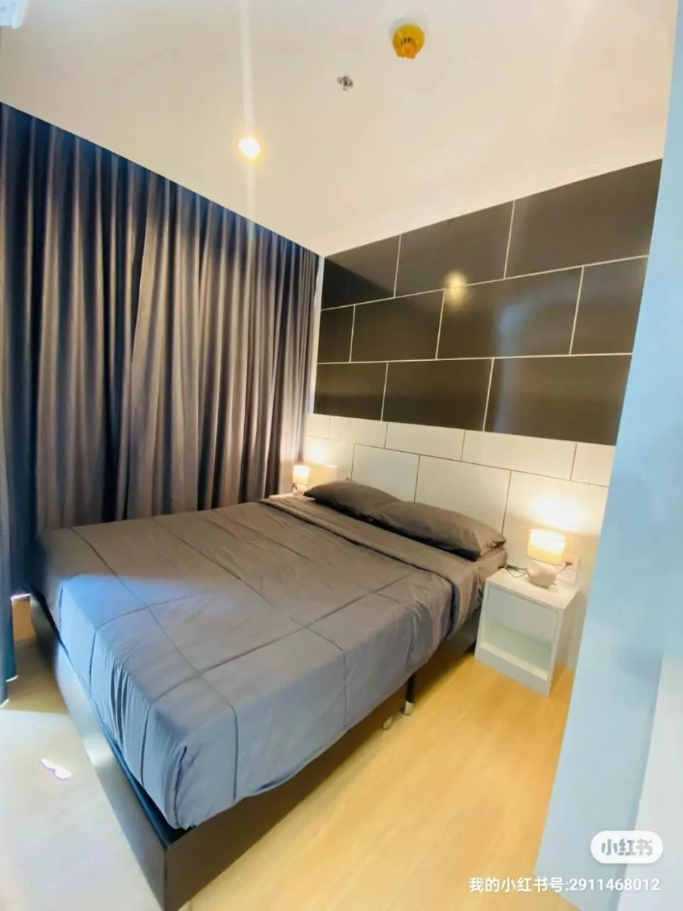 Photo of the whole room, Bed in The Grand Jomtien Condo