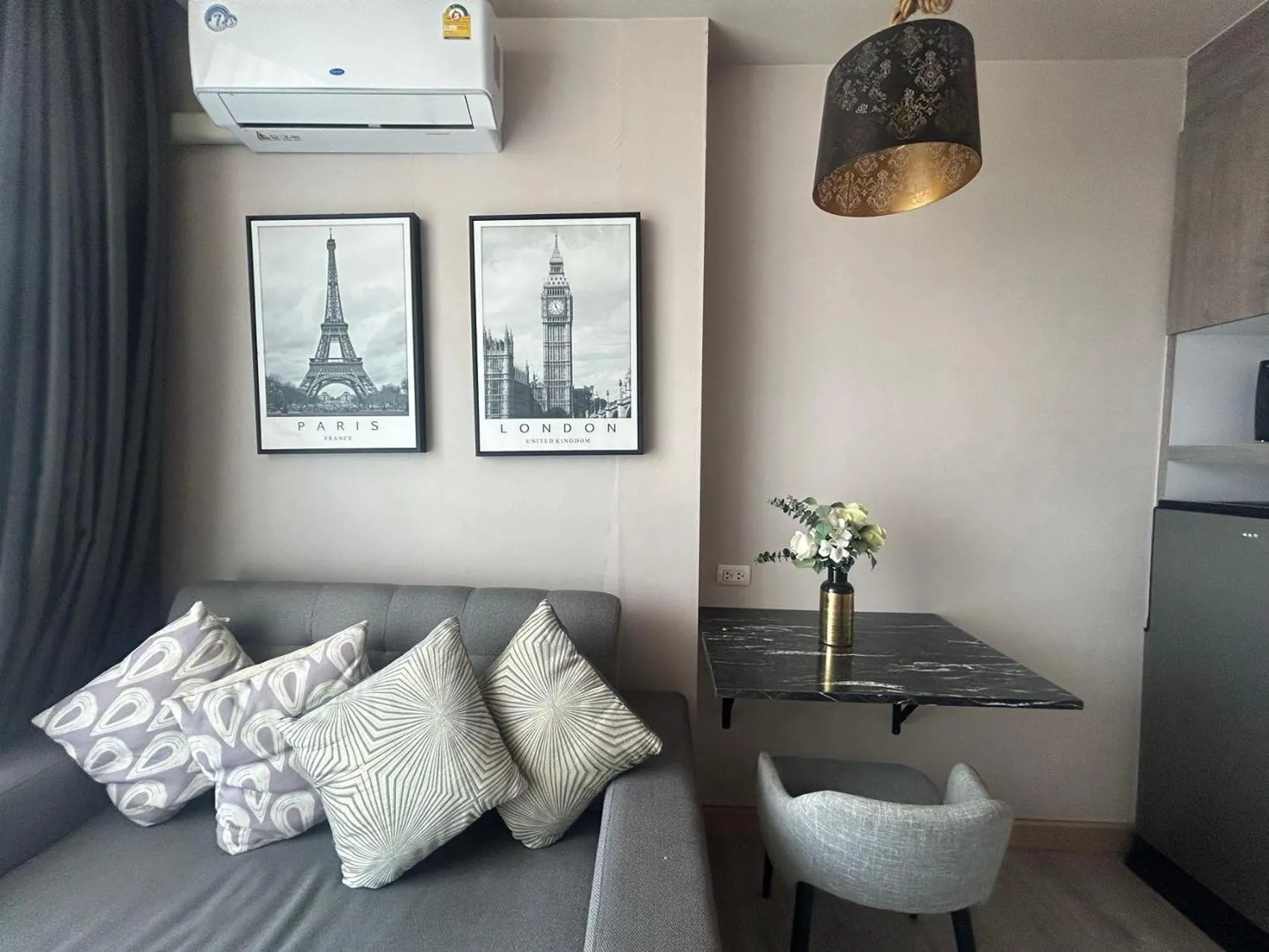 Living room in The Grand Jomtien Condo