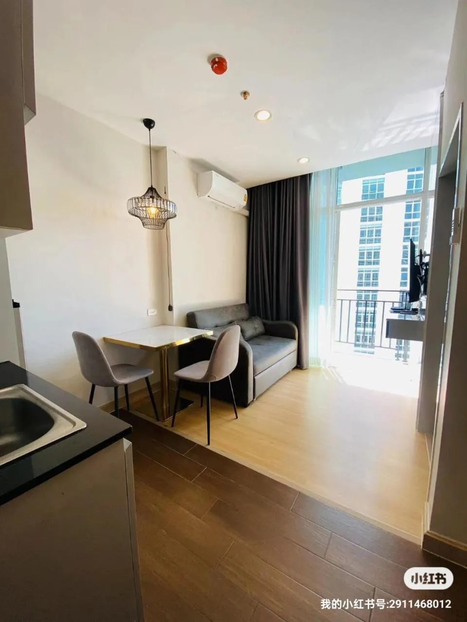 Living room in The Grand Jomtien Condo