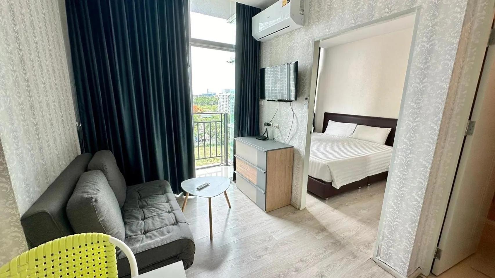 Bed in The Grand Jomtien Condo