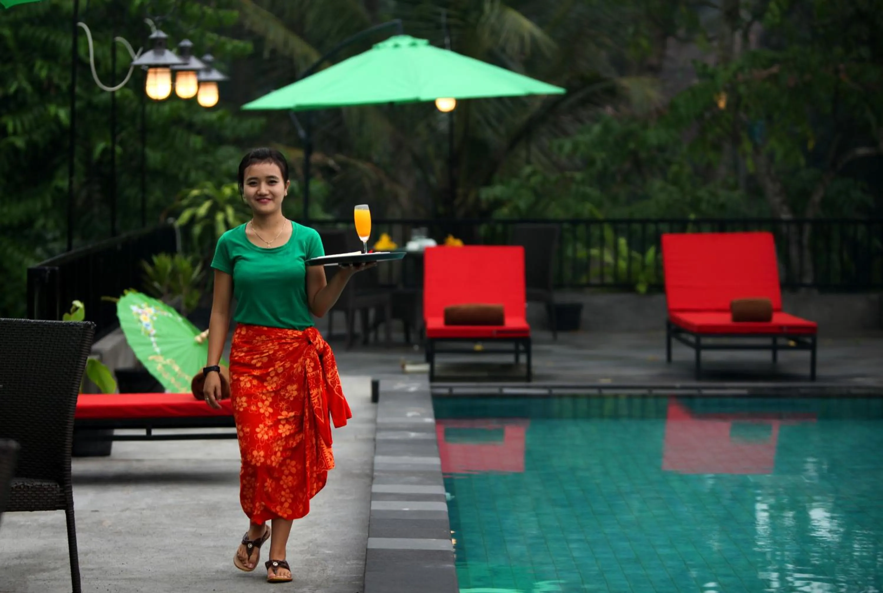 Swimming pool in Amata Borobudur Resort