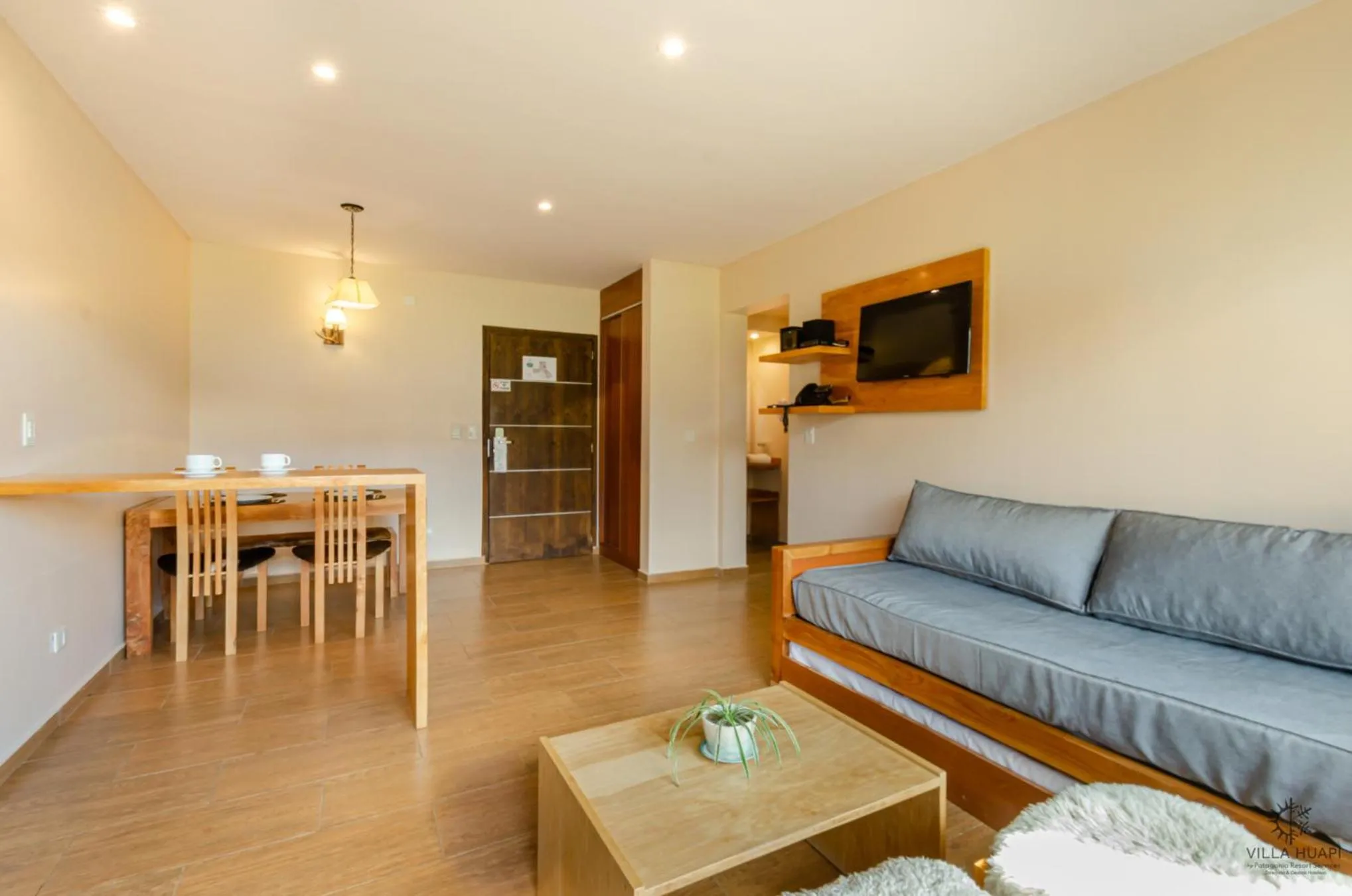 Living room in Villa Huapi