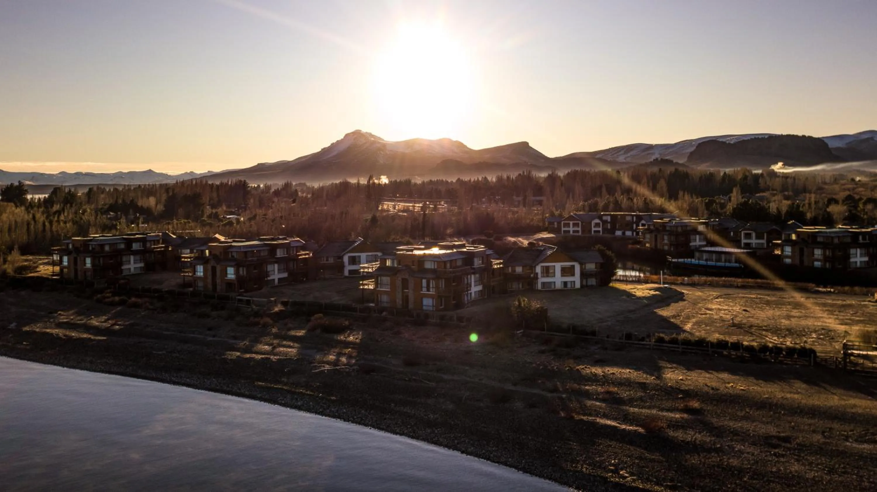 Bird's eye view in Villa Huapi