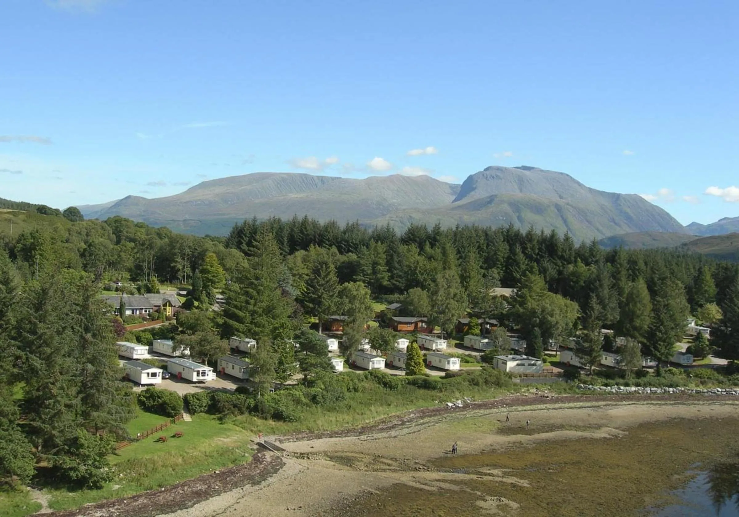 Bird's eye view in Linnhe Lochside Holidays