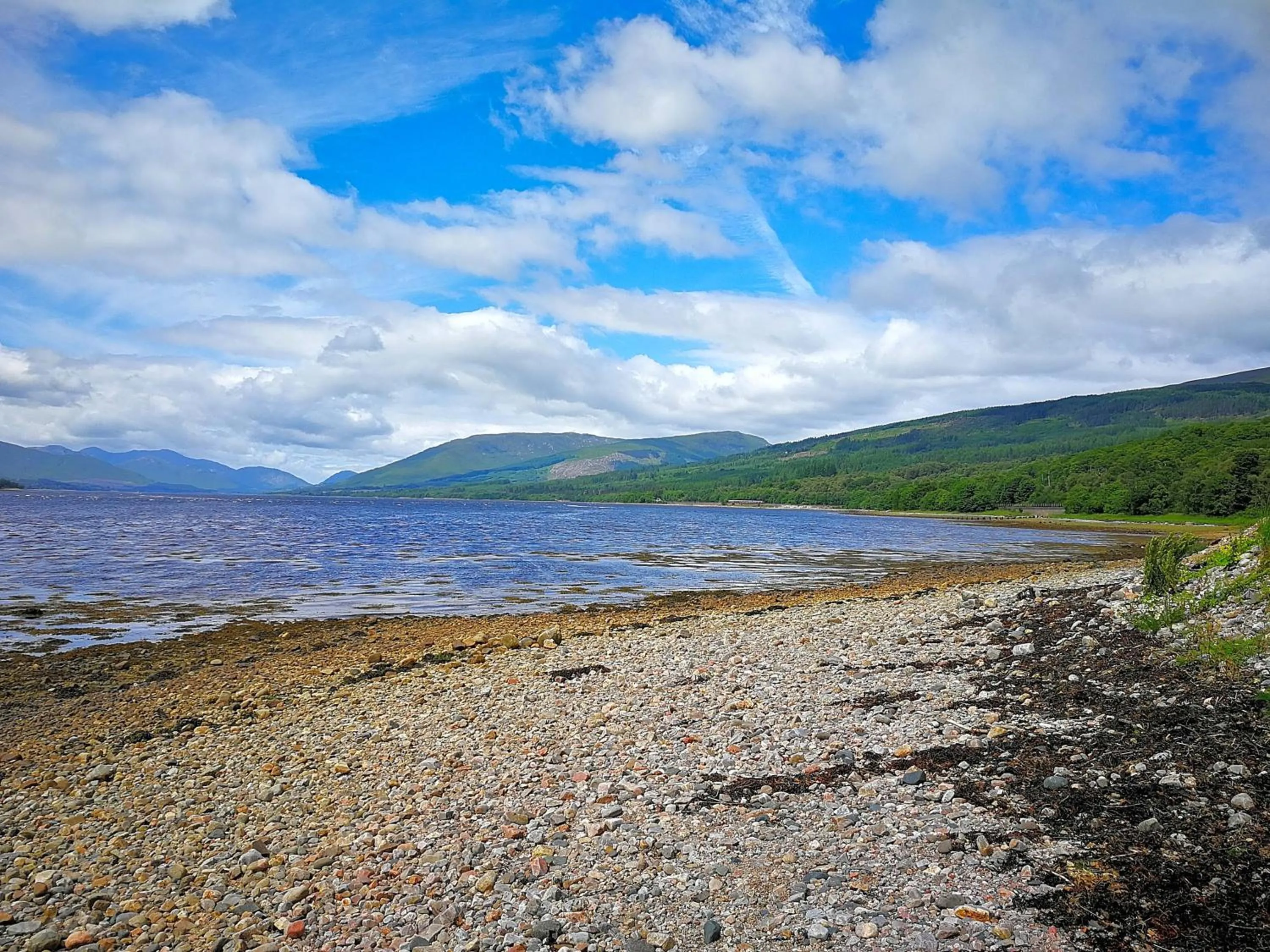 Beach in Linnhe Lochside Holidays