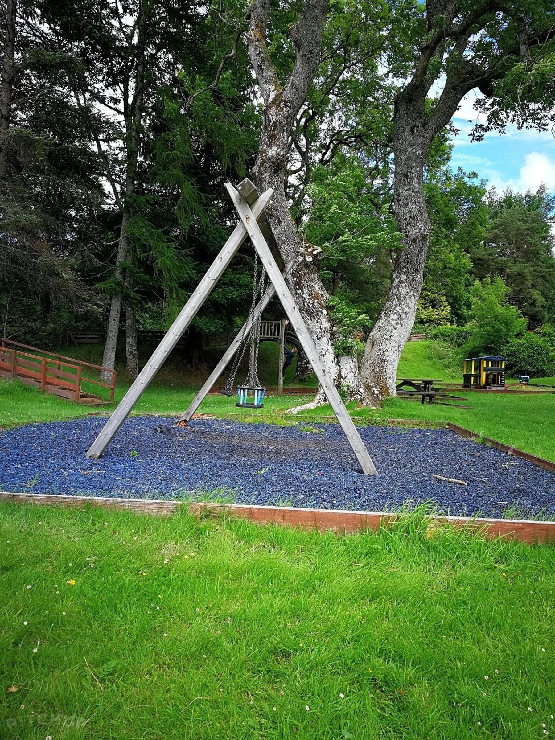Children play ground in Linnhe Lochside Holidays