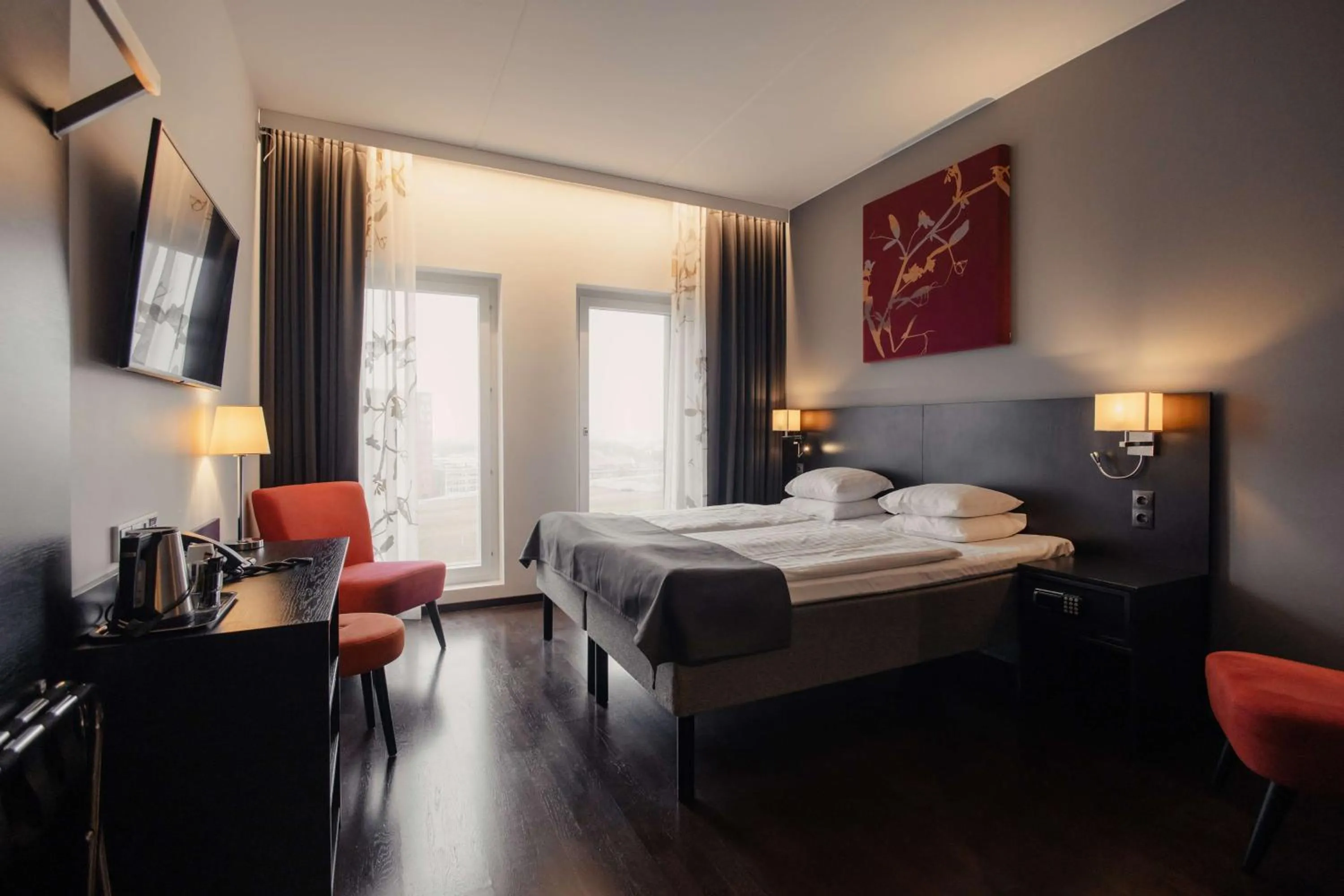 Bedroom, Bed in Best Western Malmo Arena Hotel