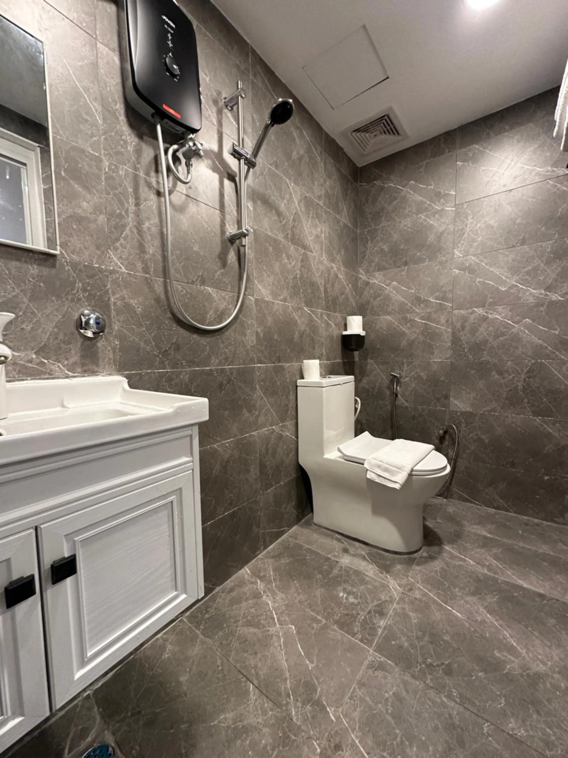 Shower in SS Grey House