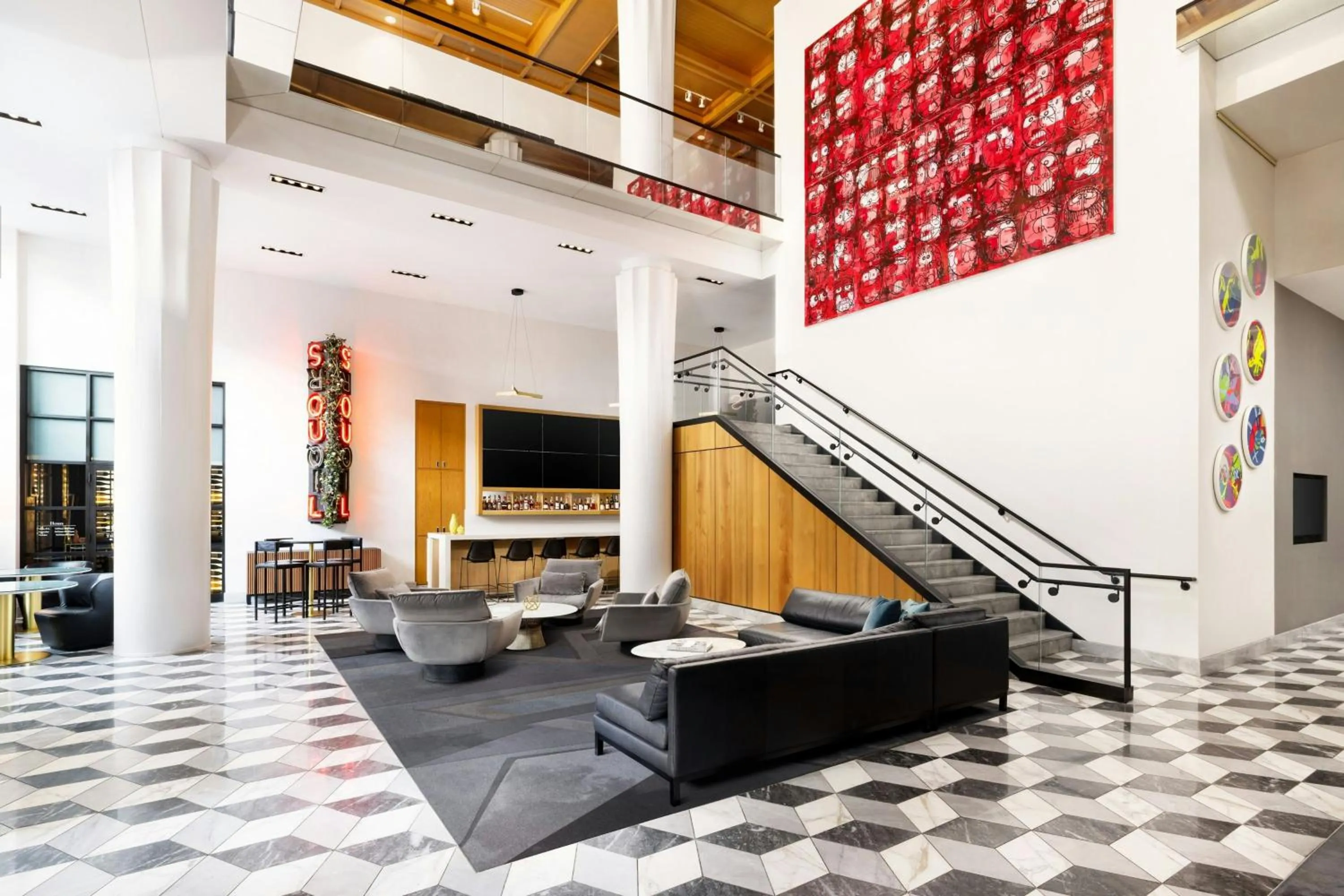 Lobby or reception in Le Meridien Columbus, The Joseph