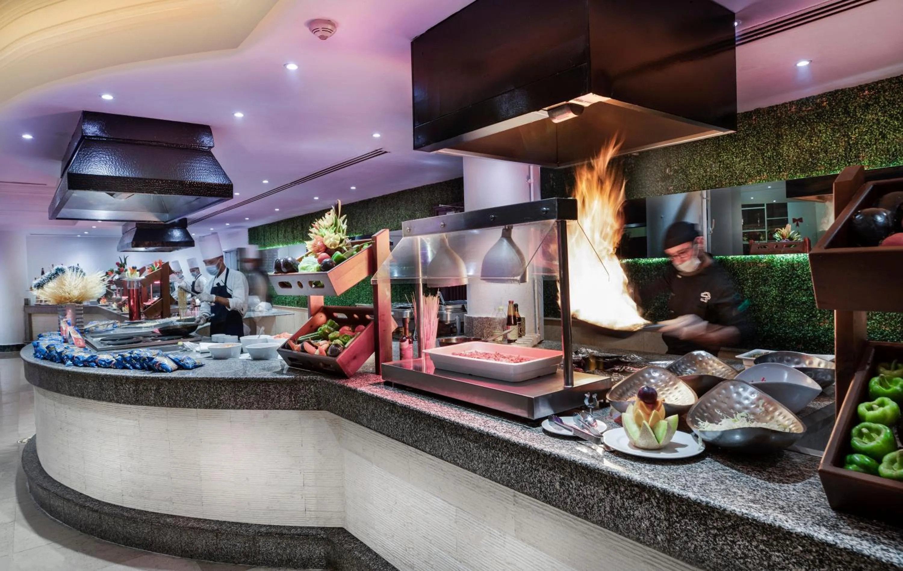 Restaurant/places to eat in Pyramisa Beach Resort Sahl Hasheesh