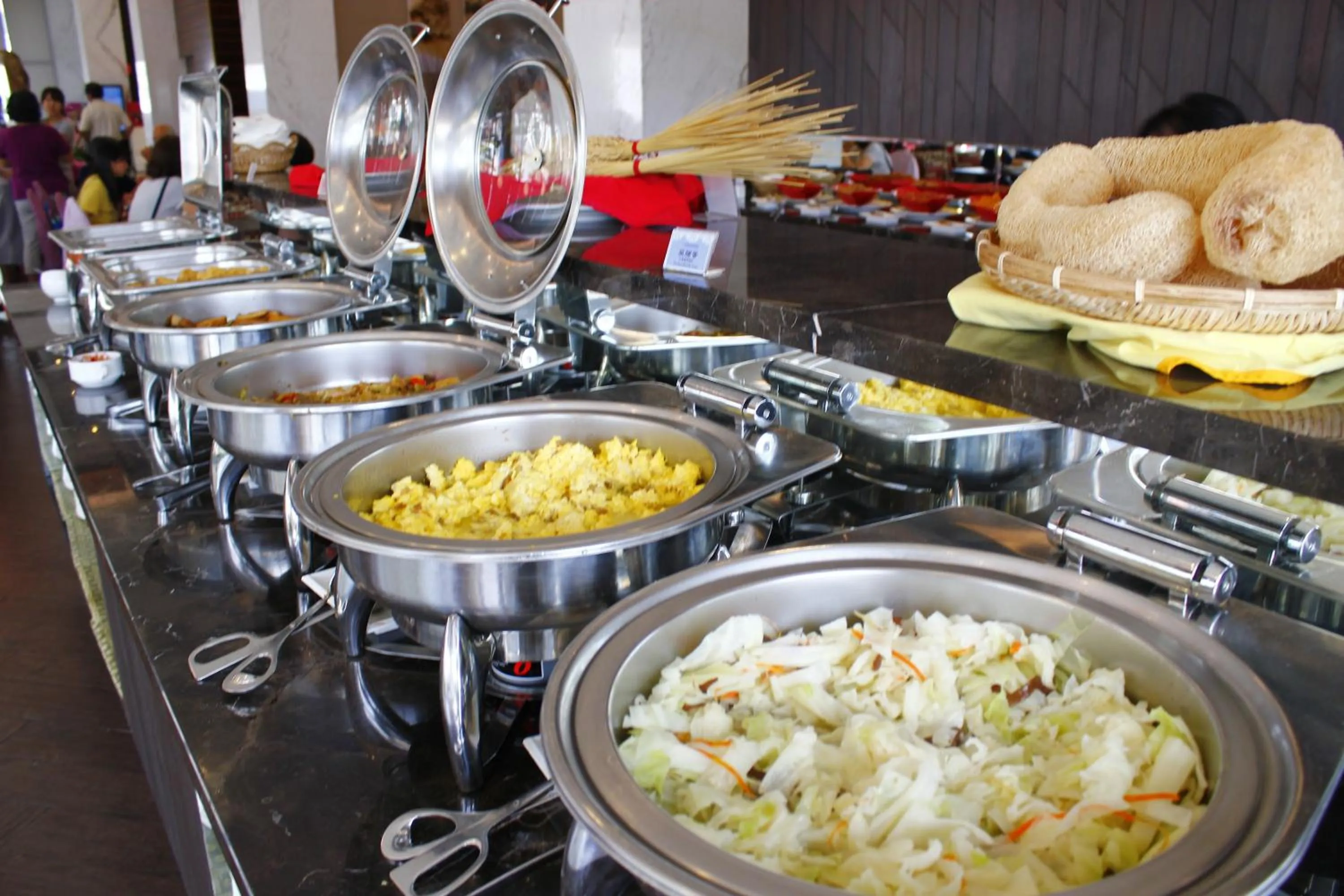 Buffet breakfast in Hoya Hotel Taitung