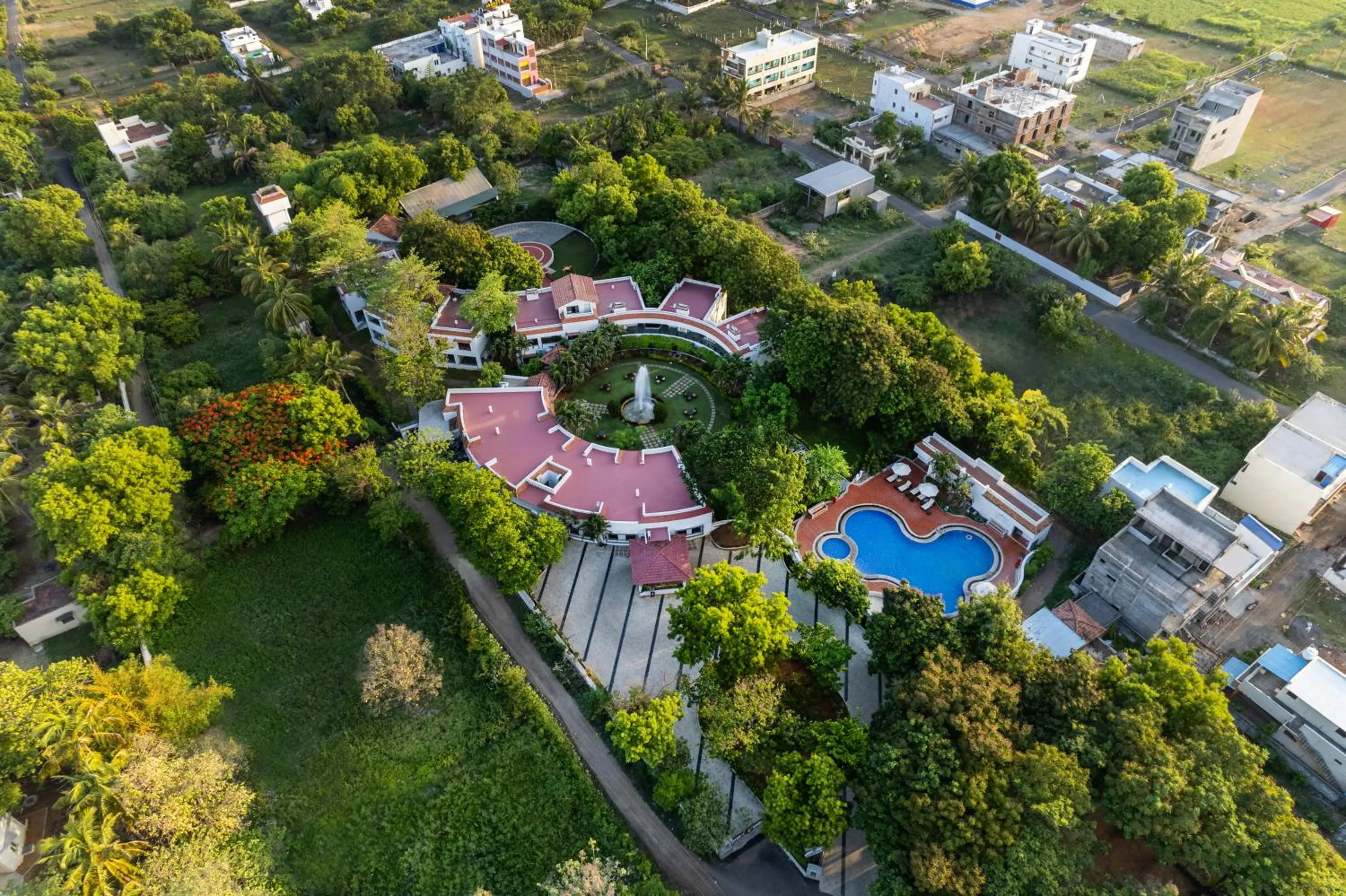 Bird's eye view in Sterling Arunai Anantha - Tiruvannamalai