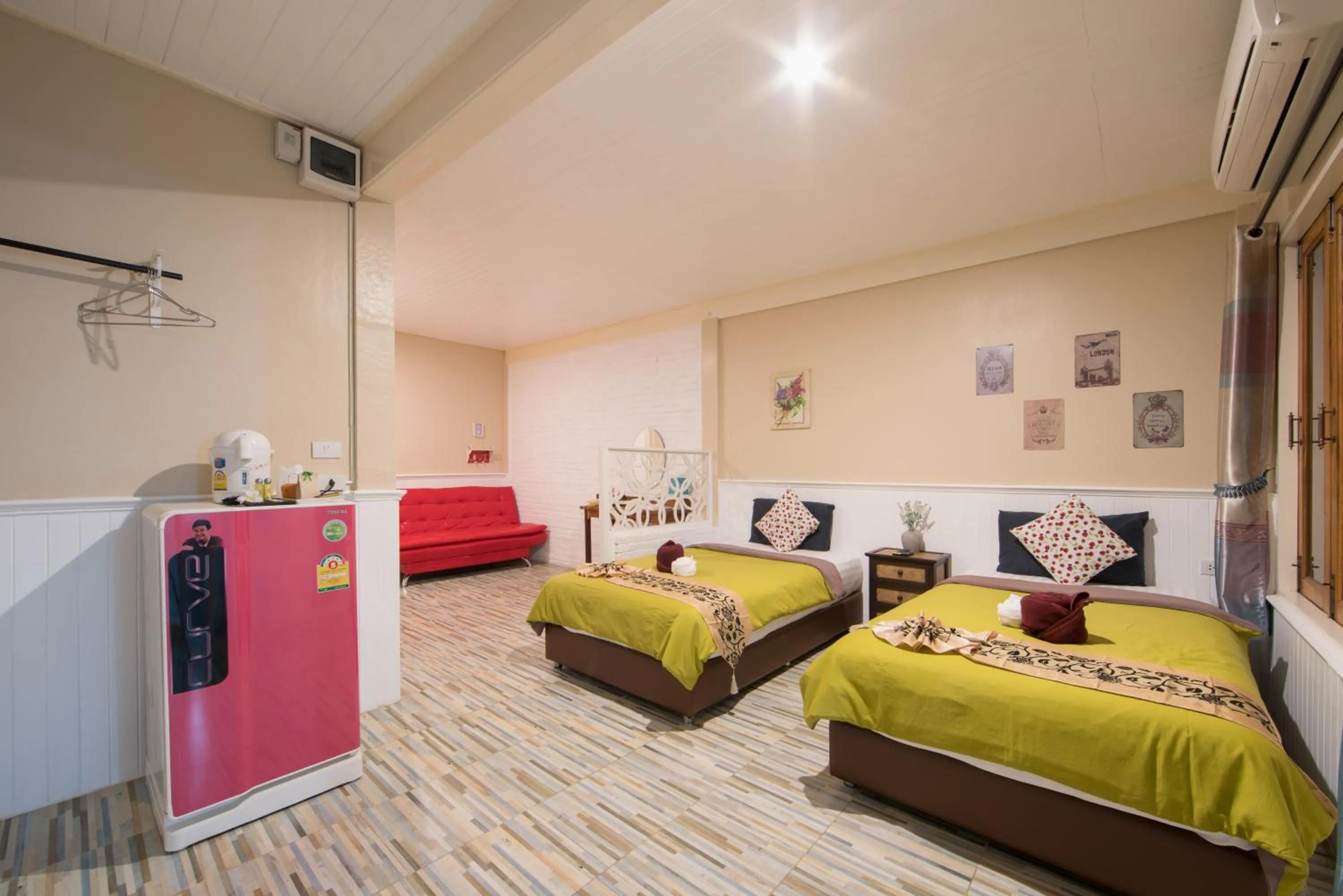 Bed in Aen Guy Boutique Hotel