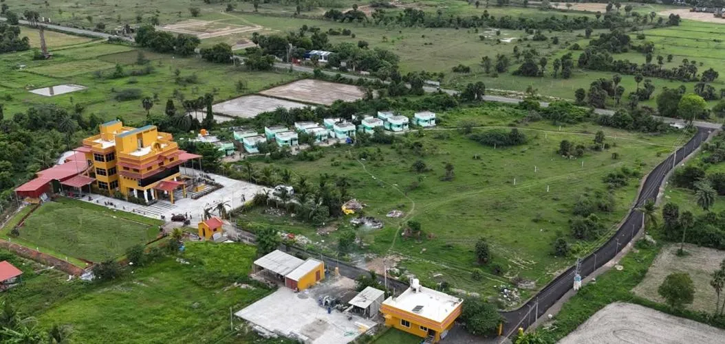 Garden view in Jaithri Hotel and Event Centre
