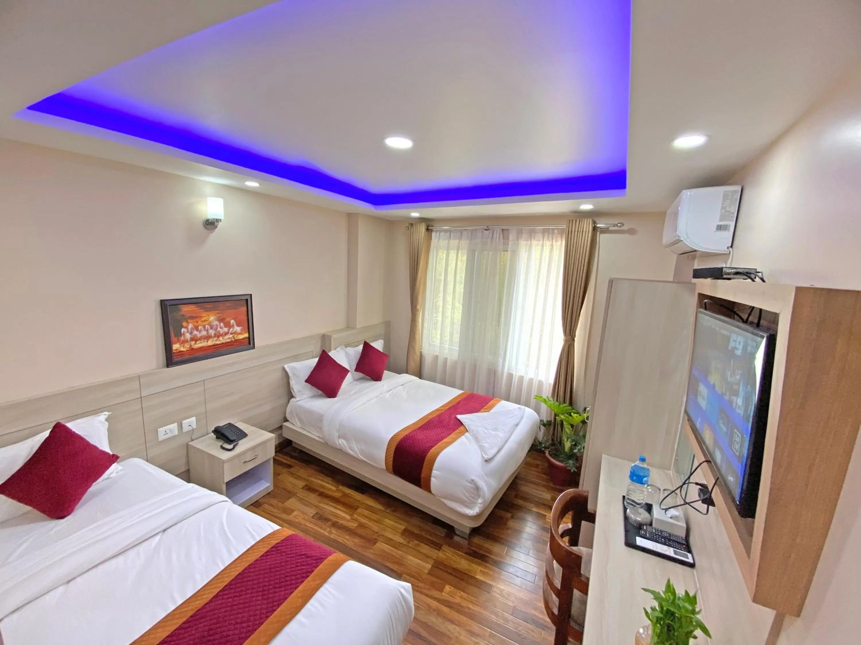 Bed in Hotel Aaradhya