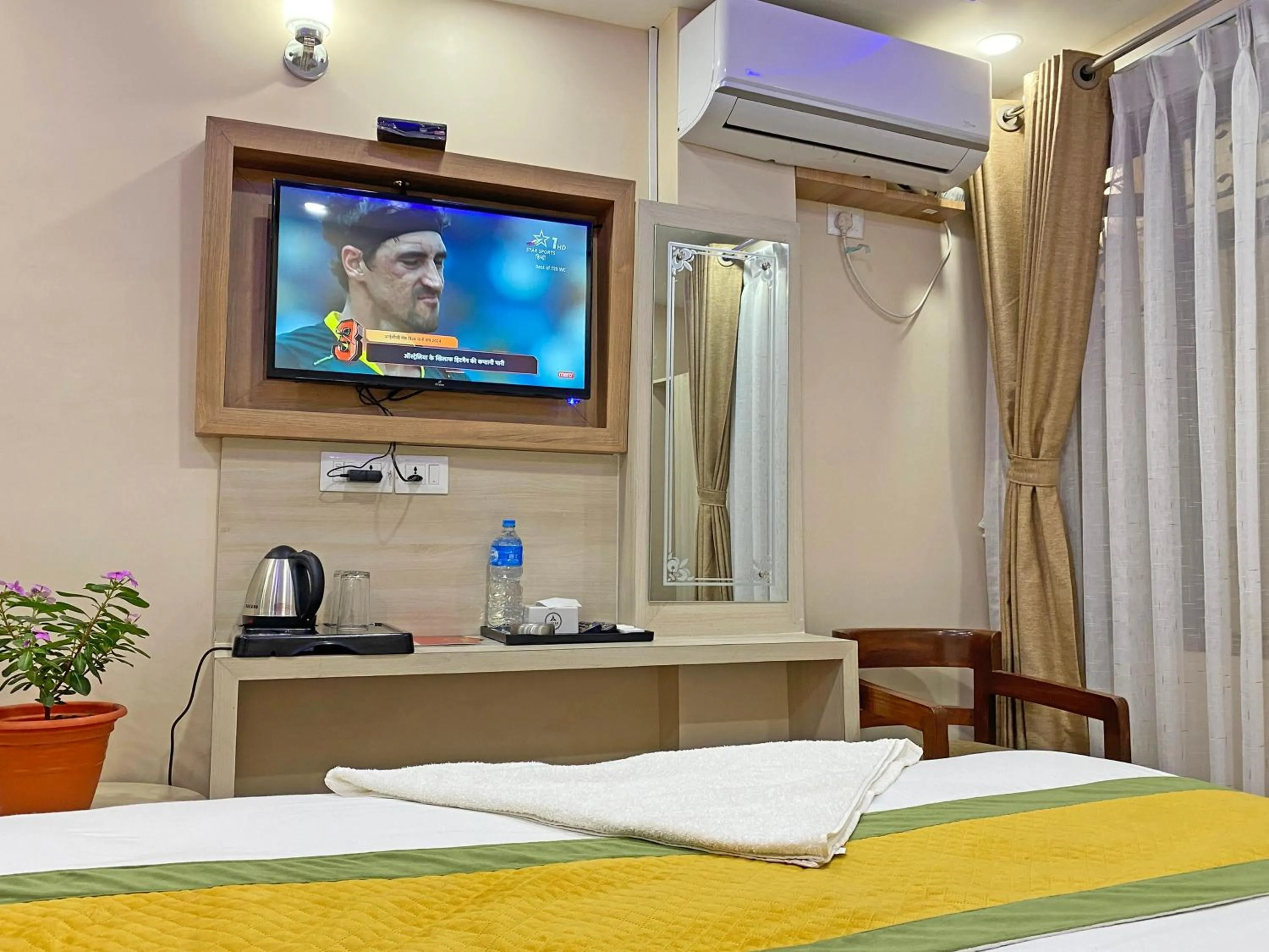 Bed in Hotel Aaradhya