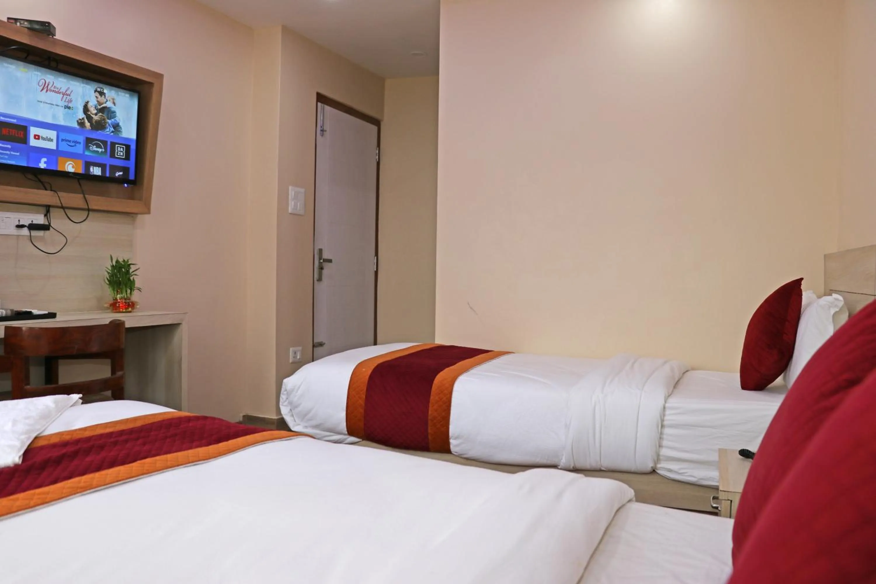 Bed in Hotel Aaradhya