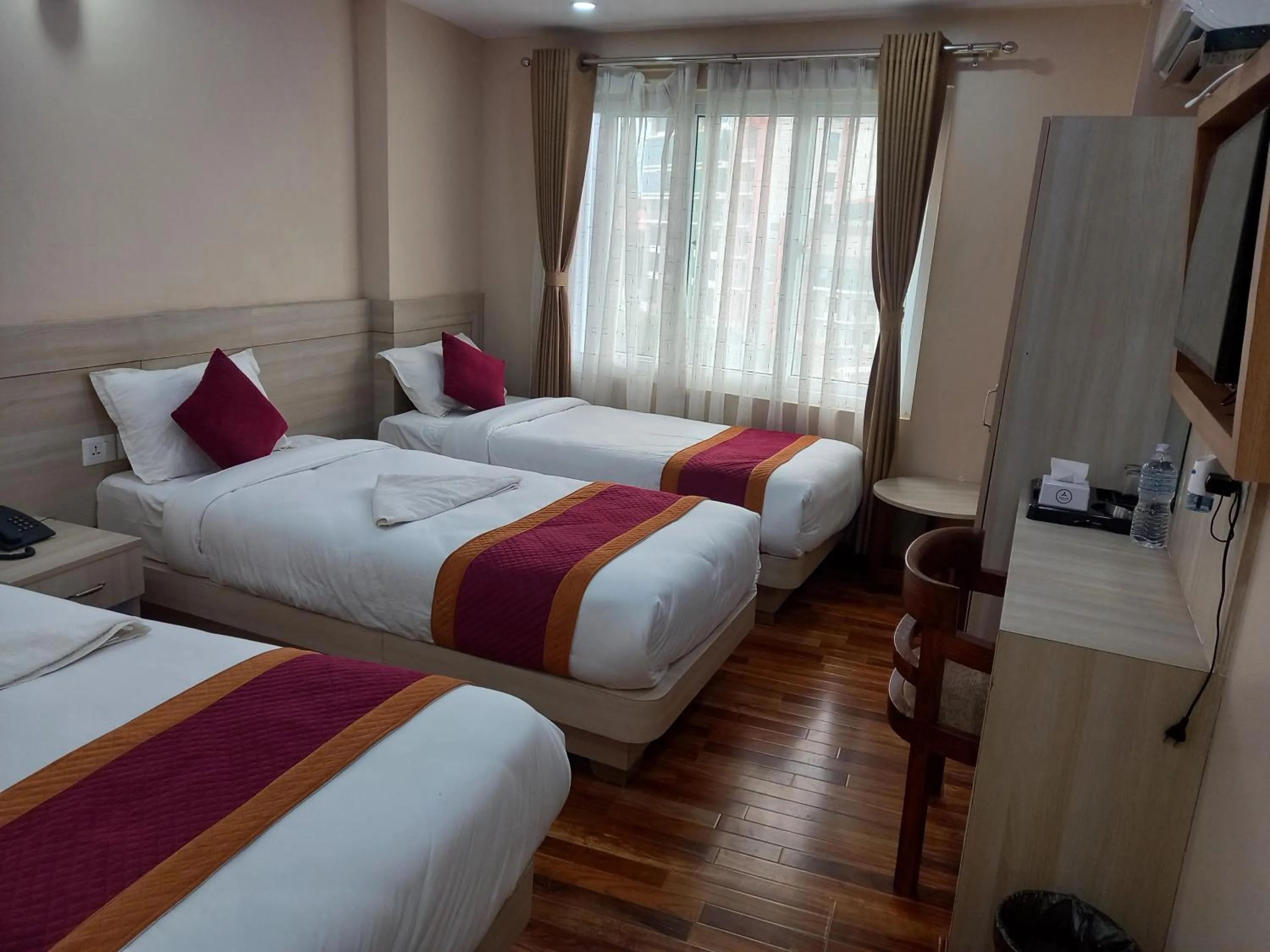 Bed in Hotel Aaradhya