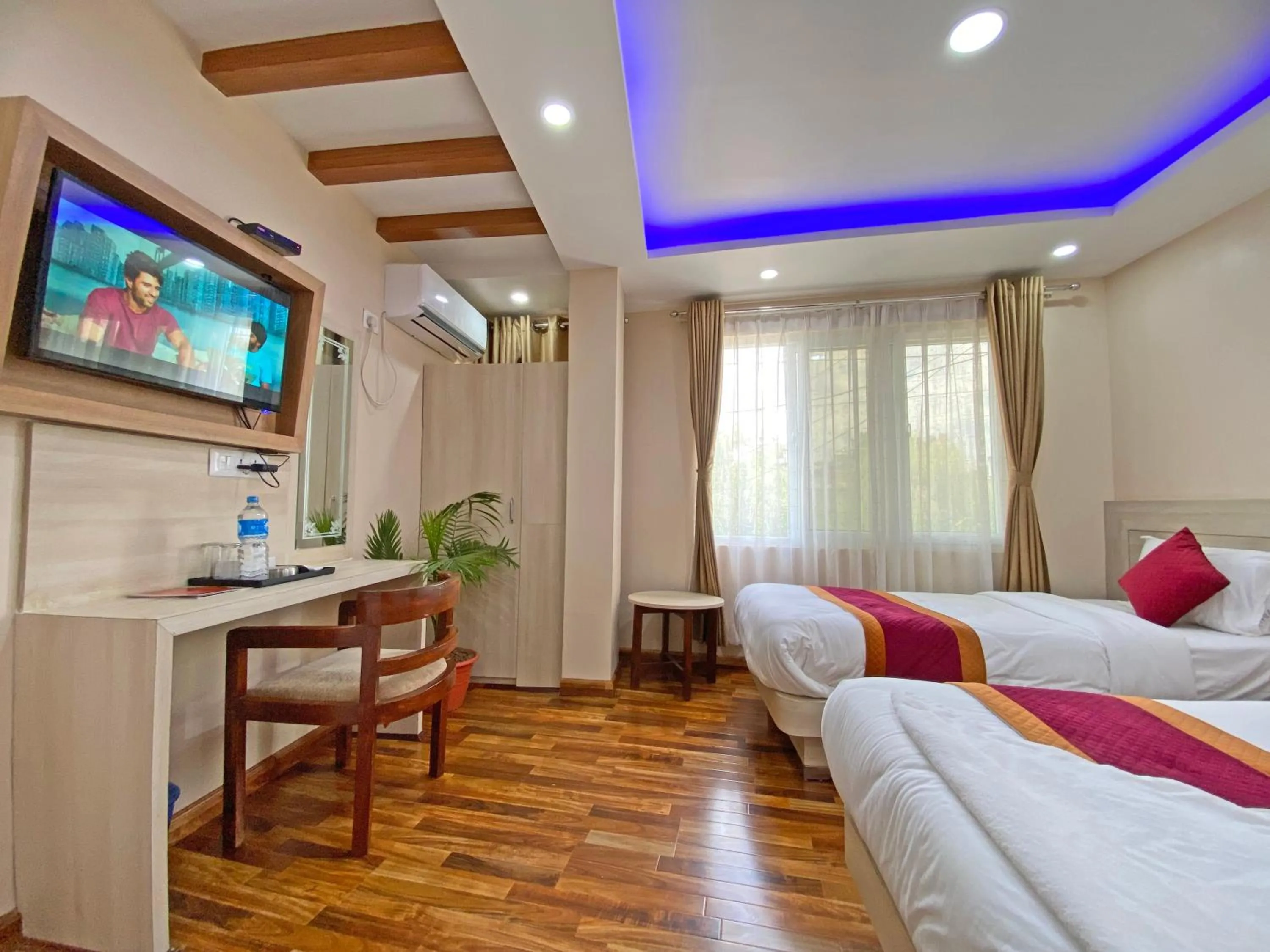 Bed in Hotel Aaradhya