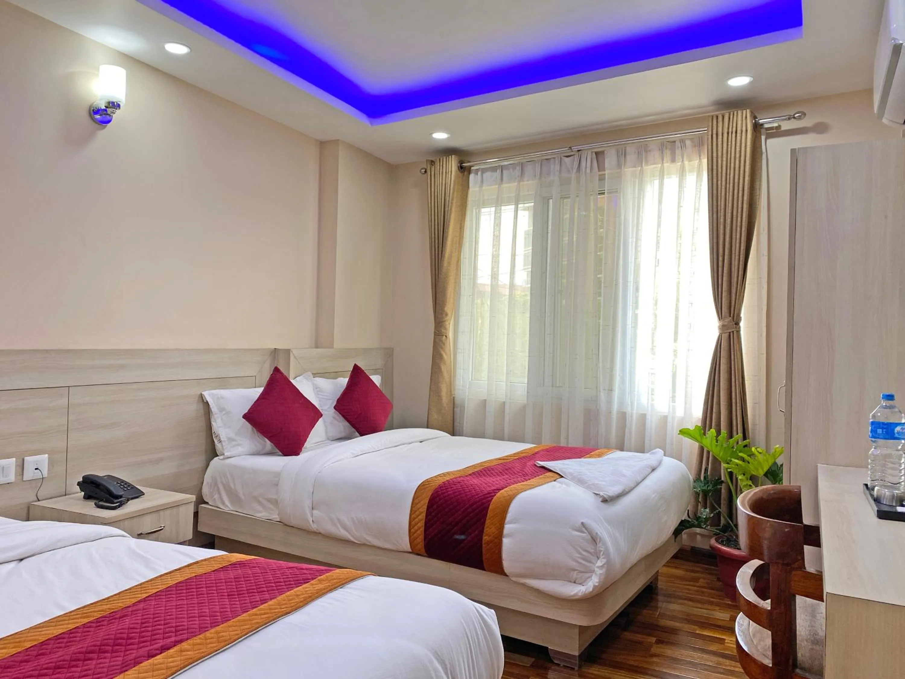 Bed in Hotel Aaradhya