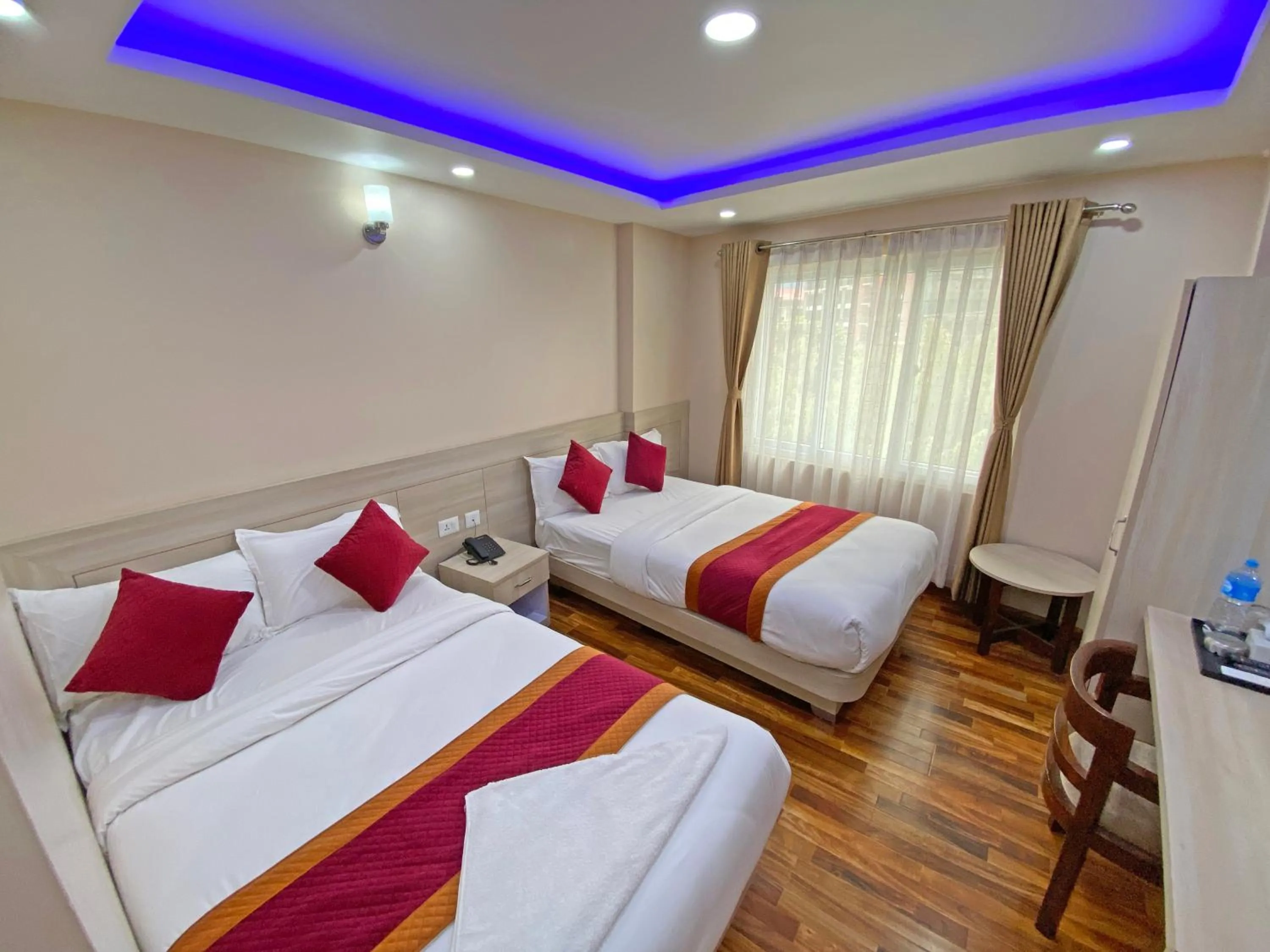 Bed in Hotel Aaradhya