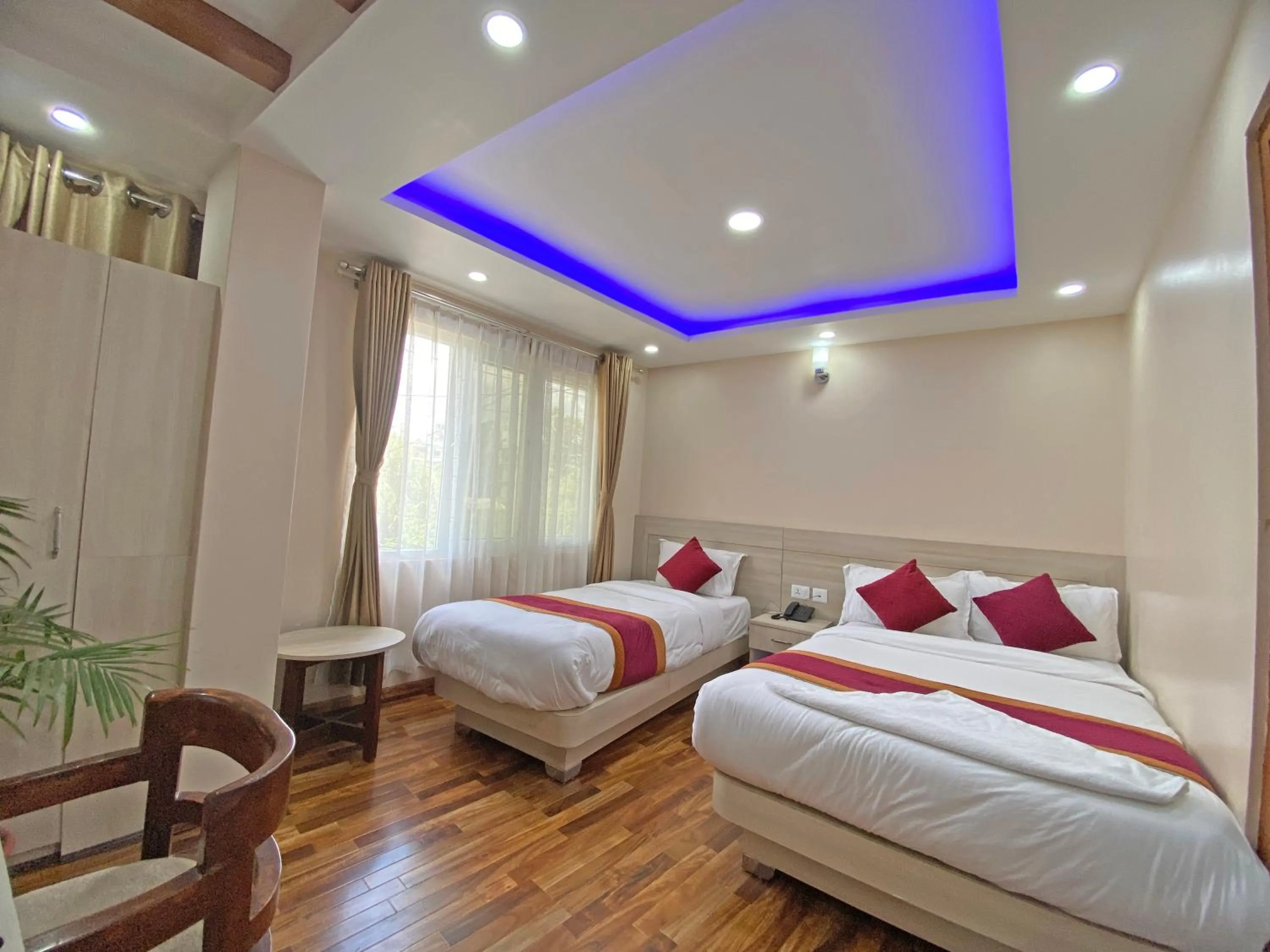 Bed in Hotel Aaradhya