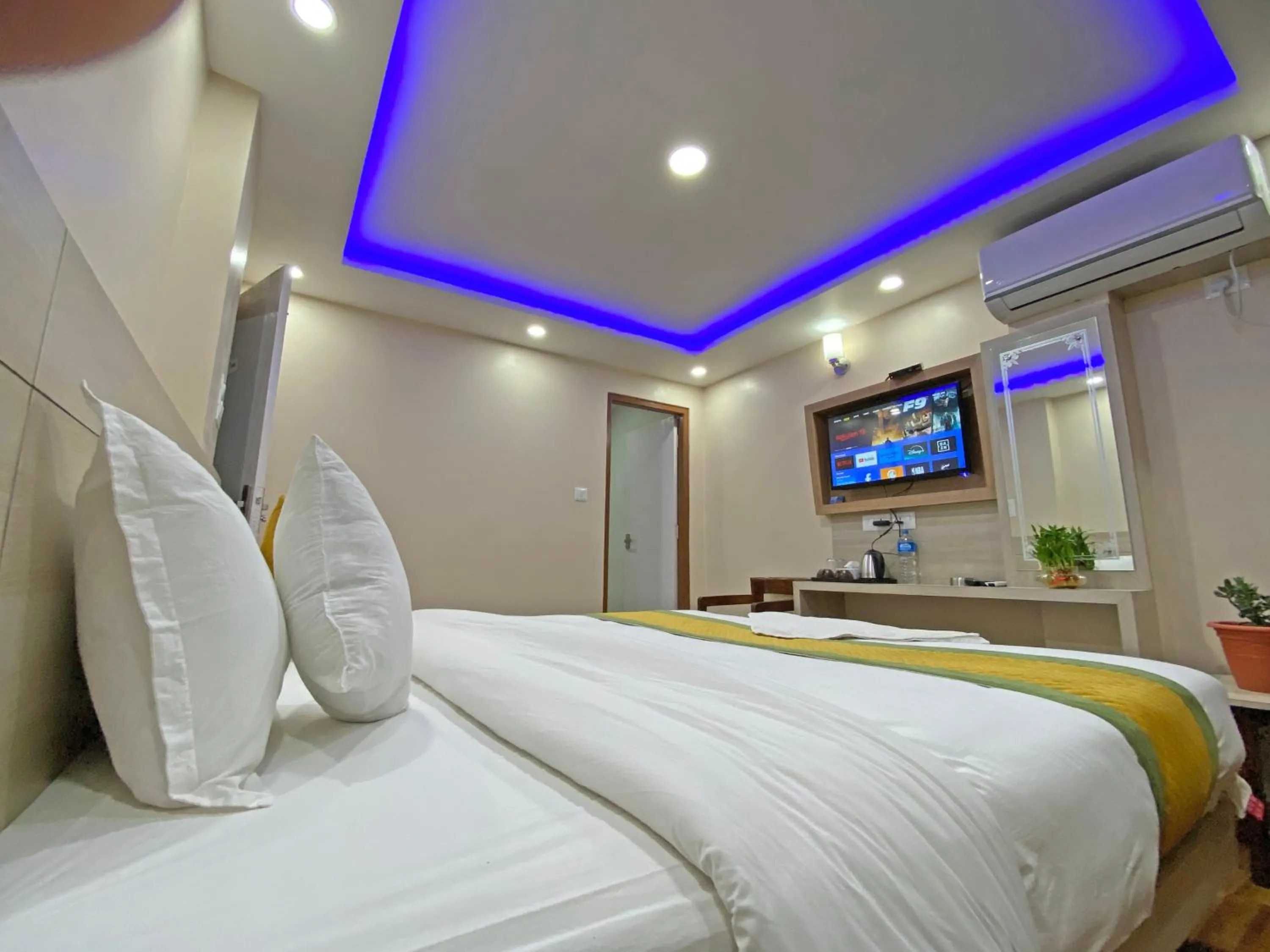 Bed in Hotel Aaradhya