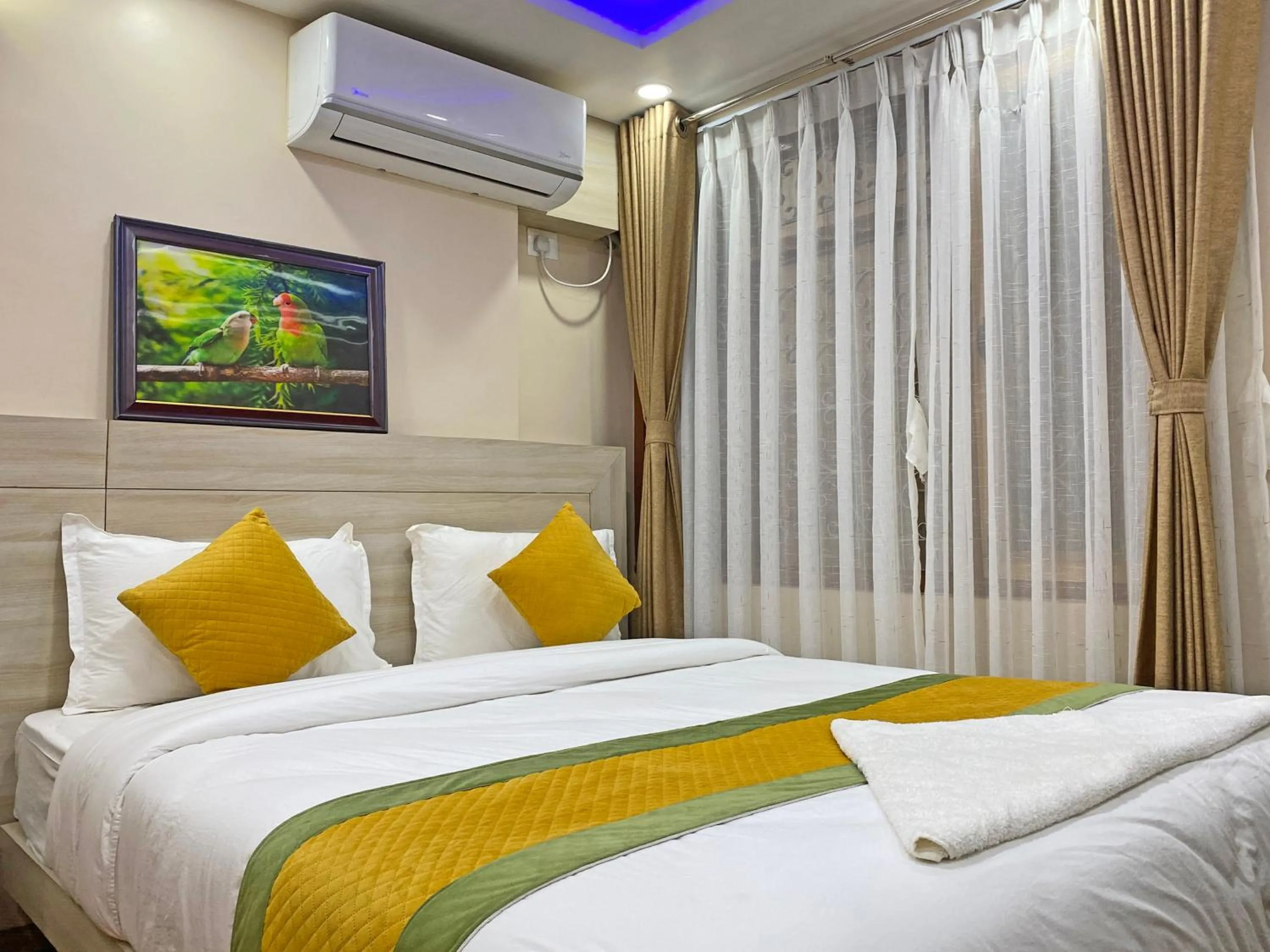 Bed in Hotel Aaradhya