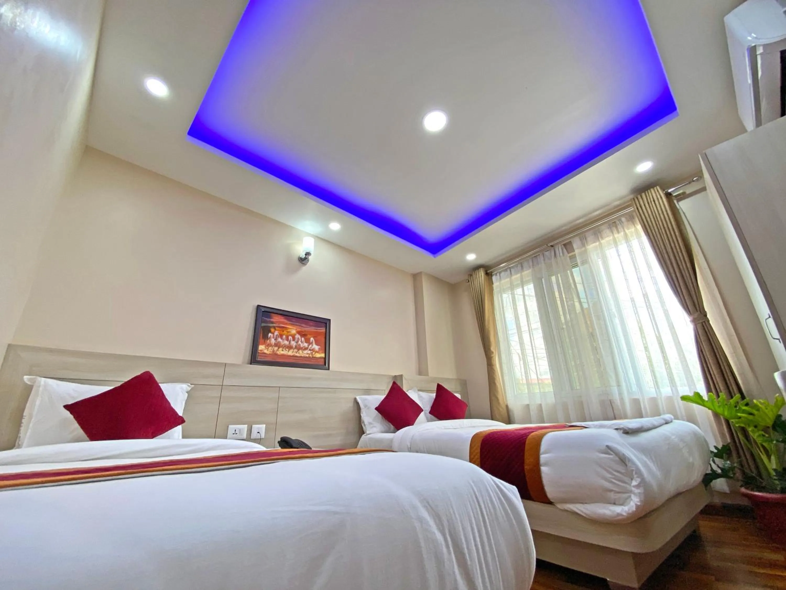 Bed in Hotel Aaradhya