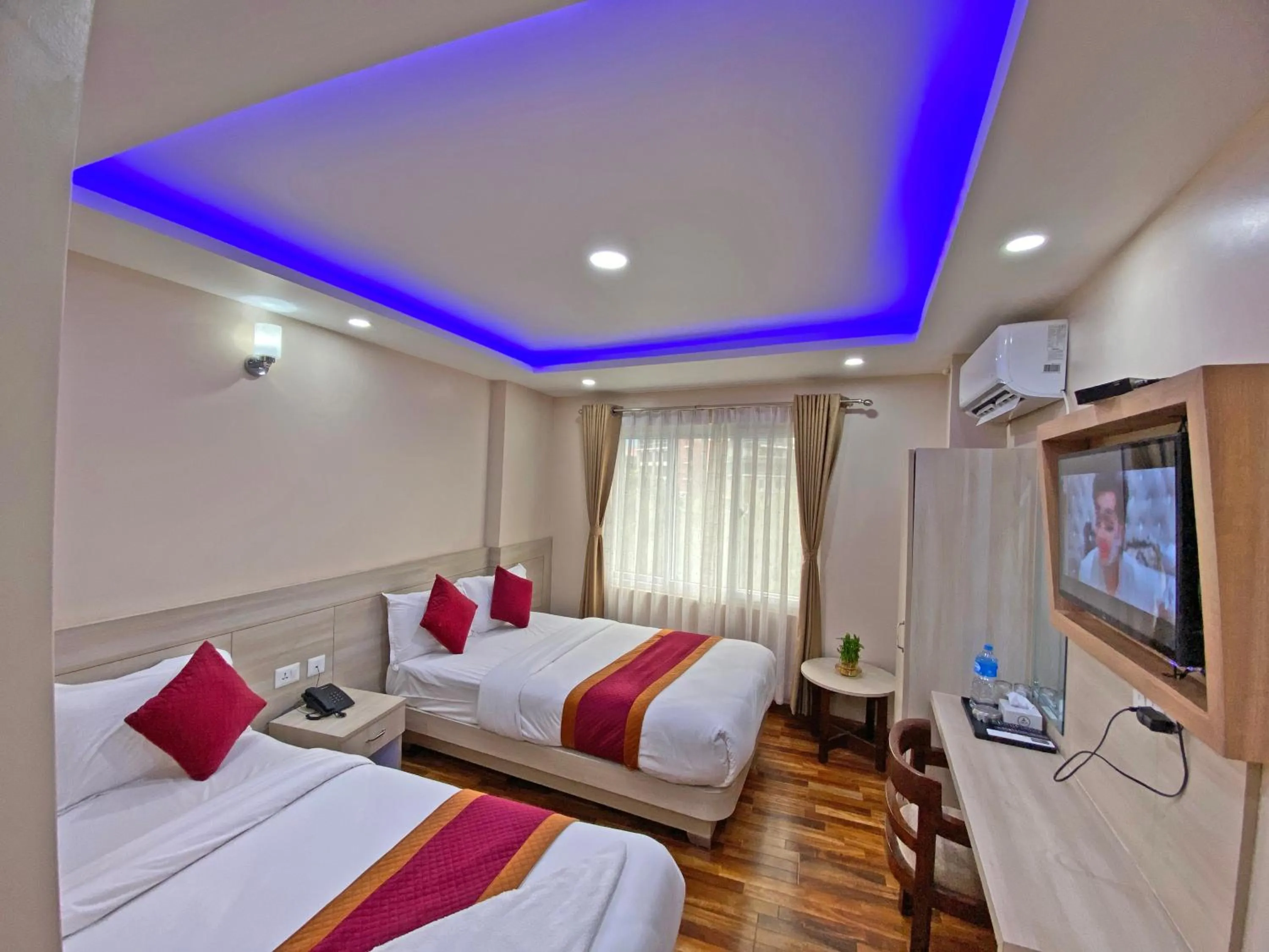 Bed in Hotel Aaradhya