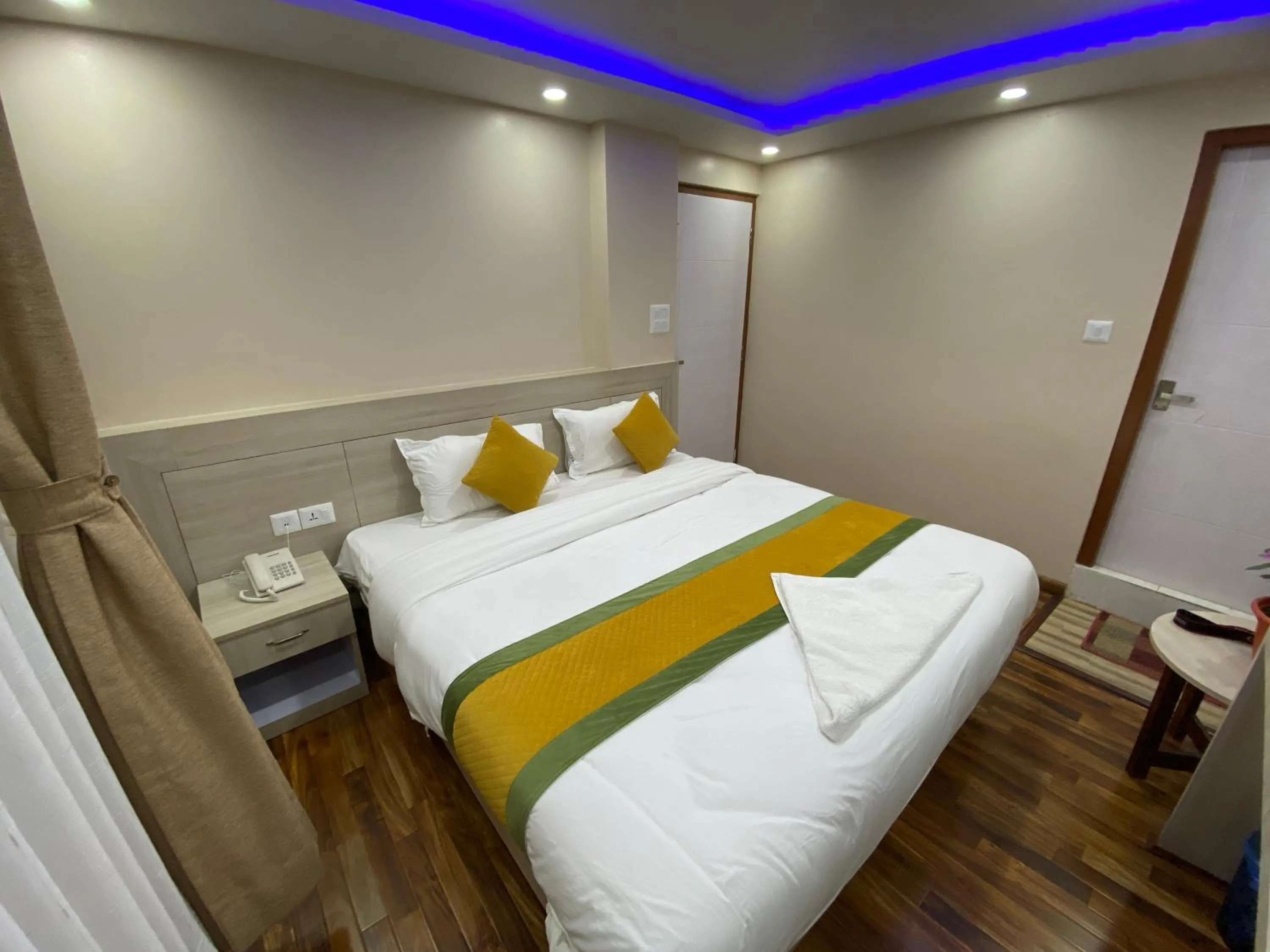 Bed in Hotel Aaradhya