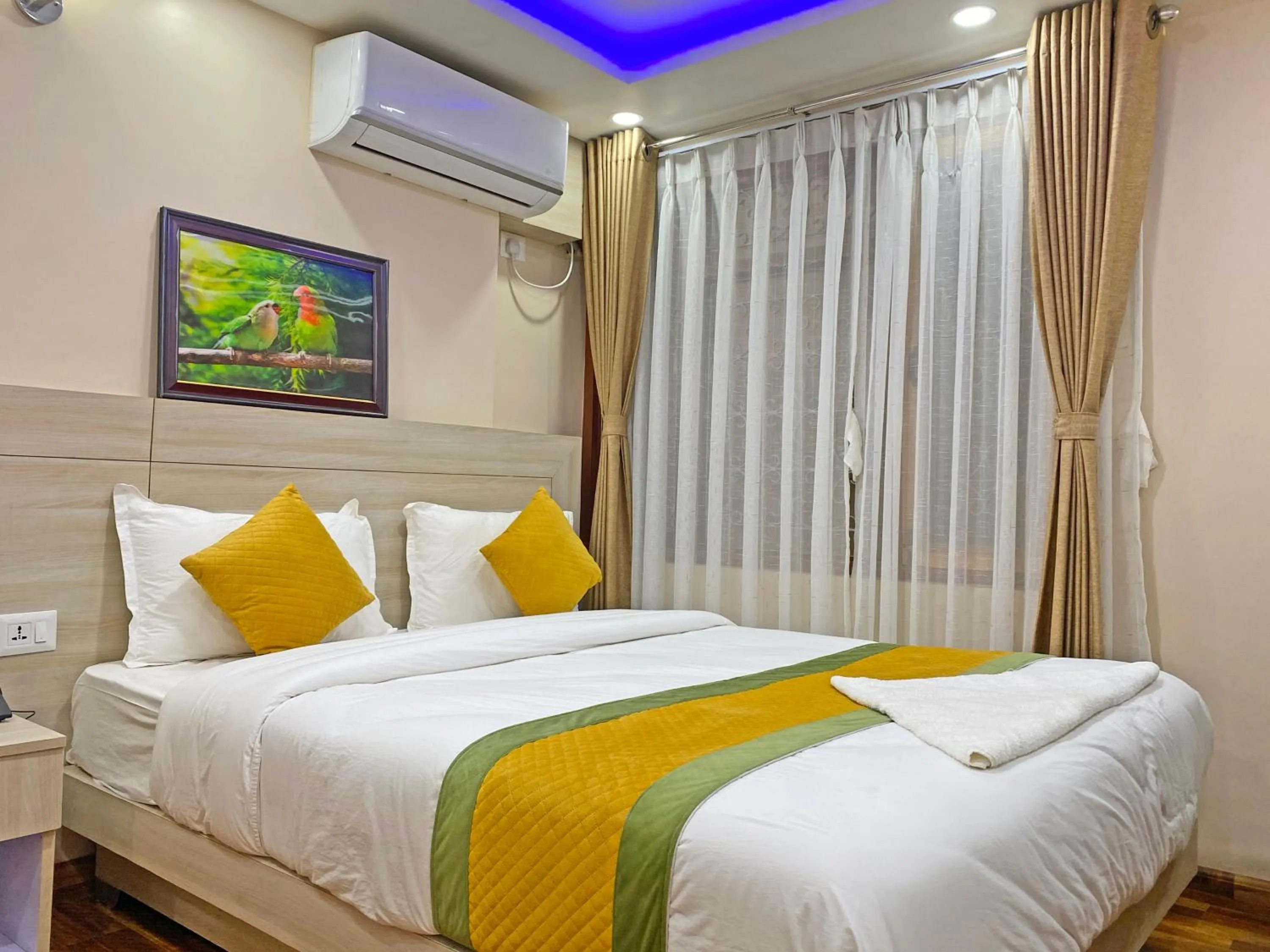 Bed in Hotel Aaradhya