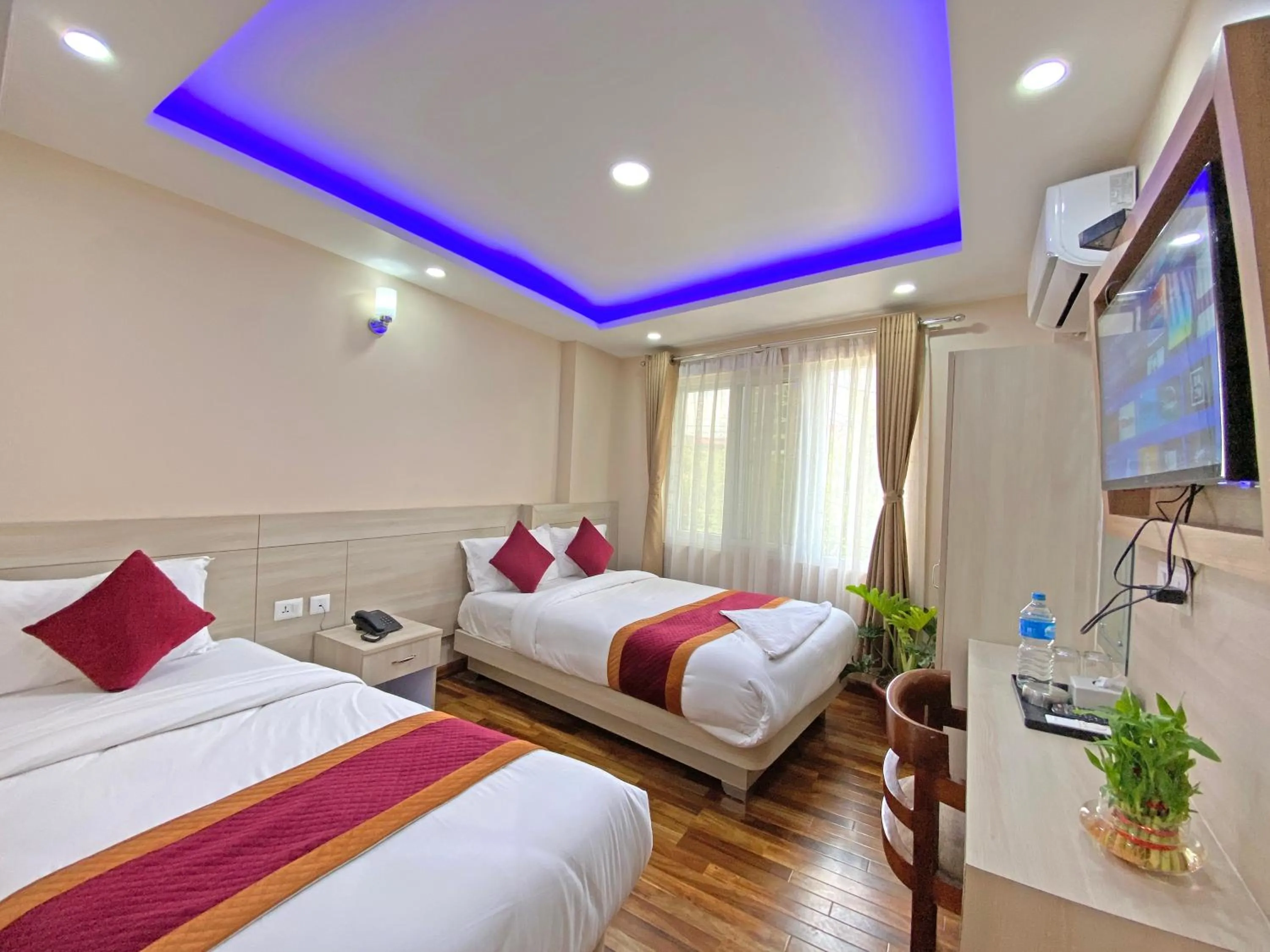 Bed in Hotel Aaradhya