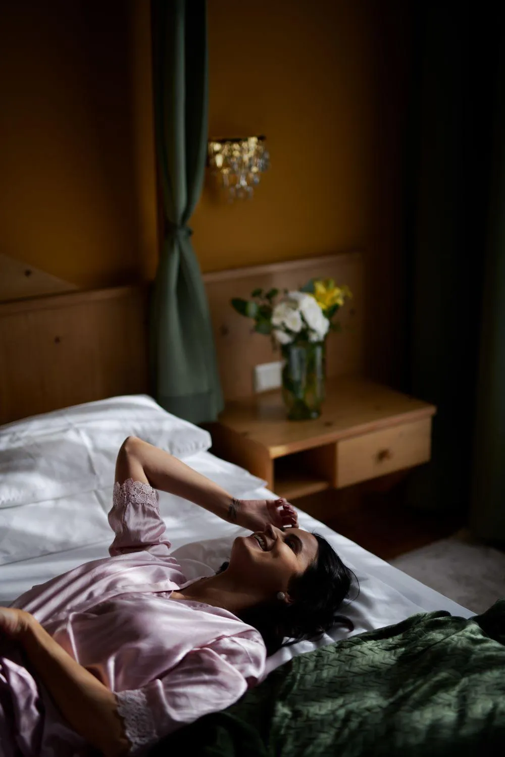Decorative detail, Bed in Hotel Garni Thermenoase