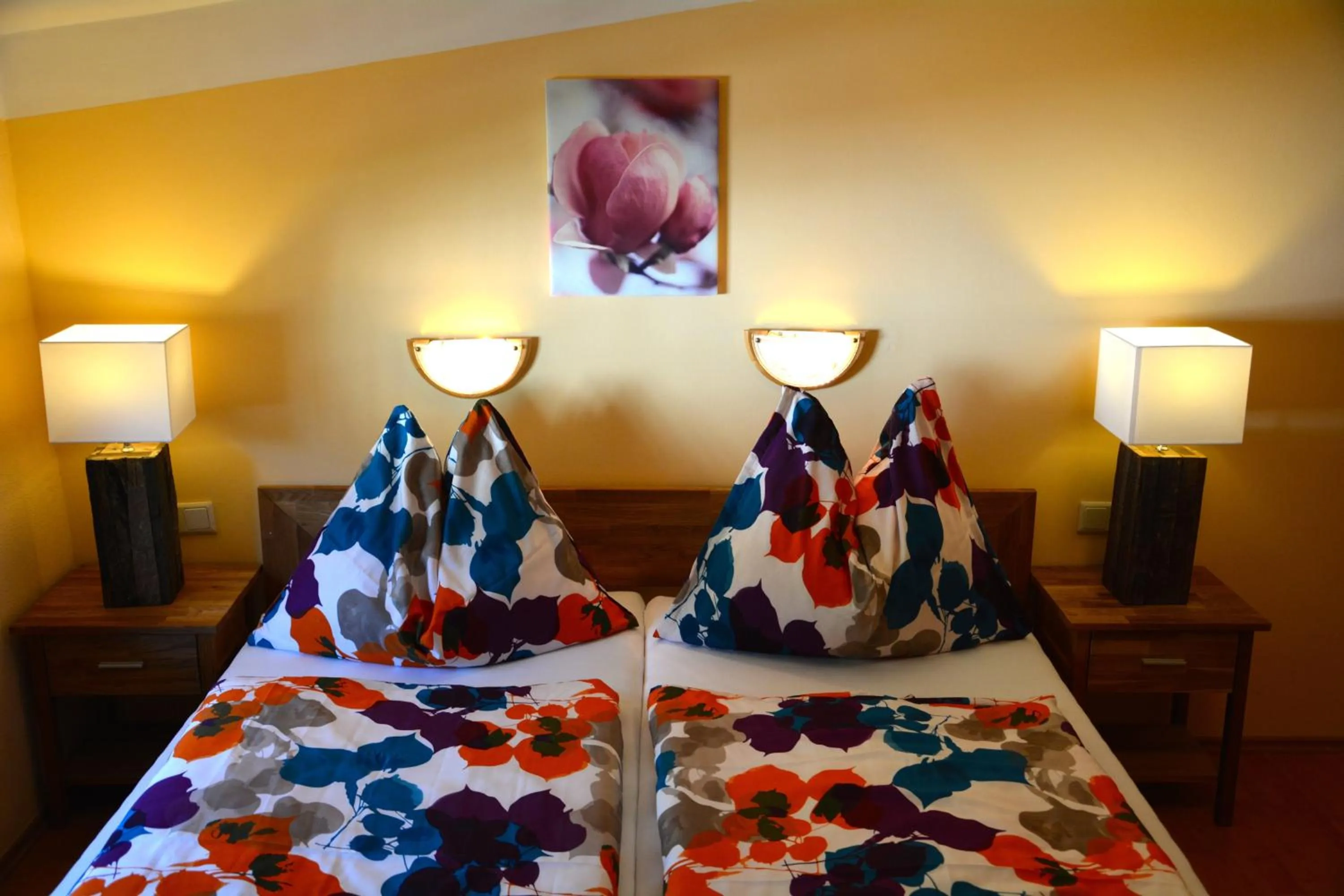 Bed in Pension Milan