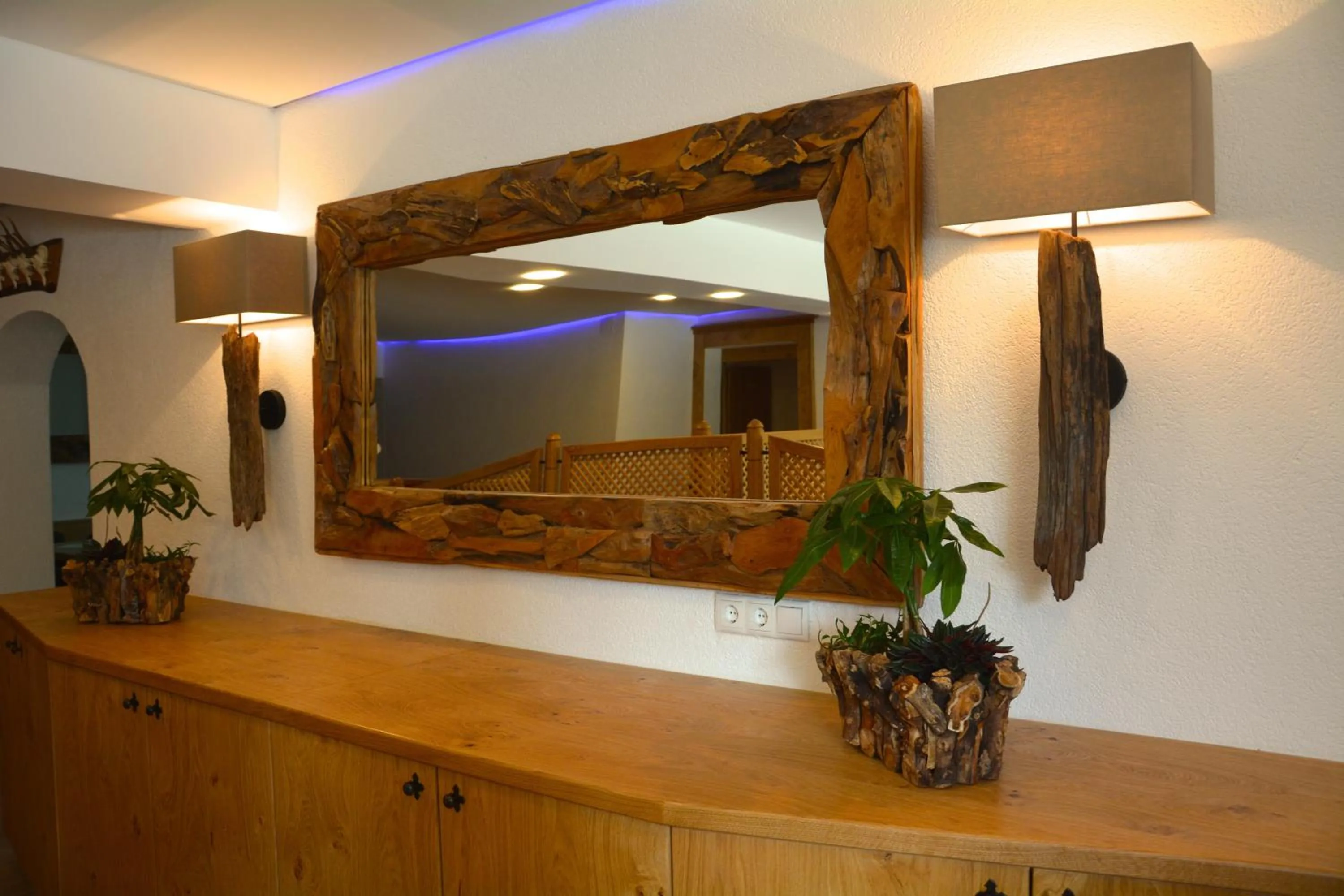 Decorative detail in Pension Milan