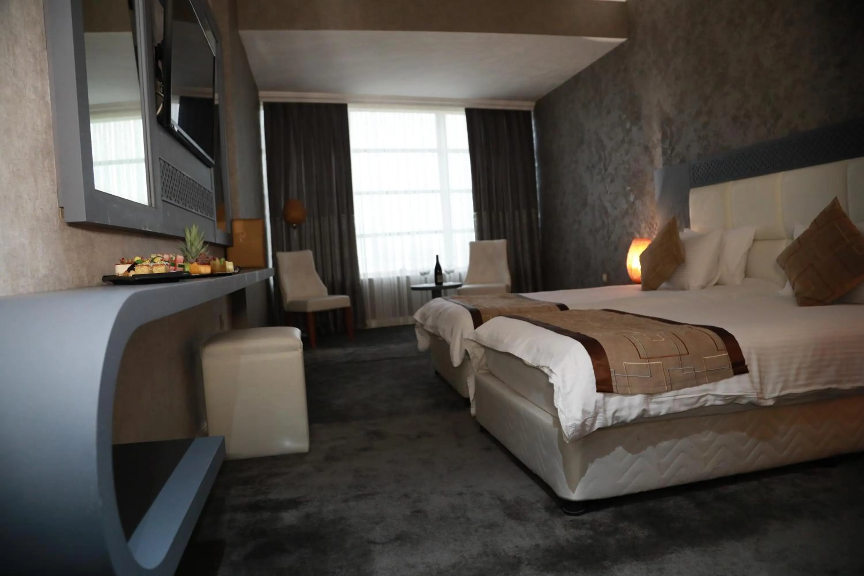 Bed in Mariana Hotel Erbil