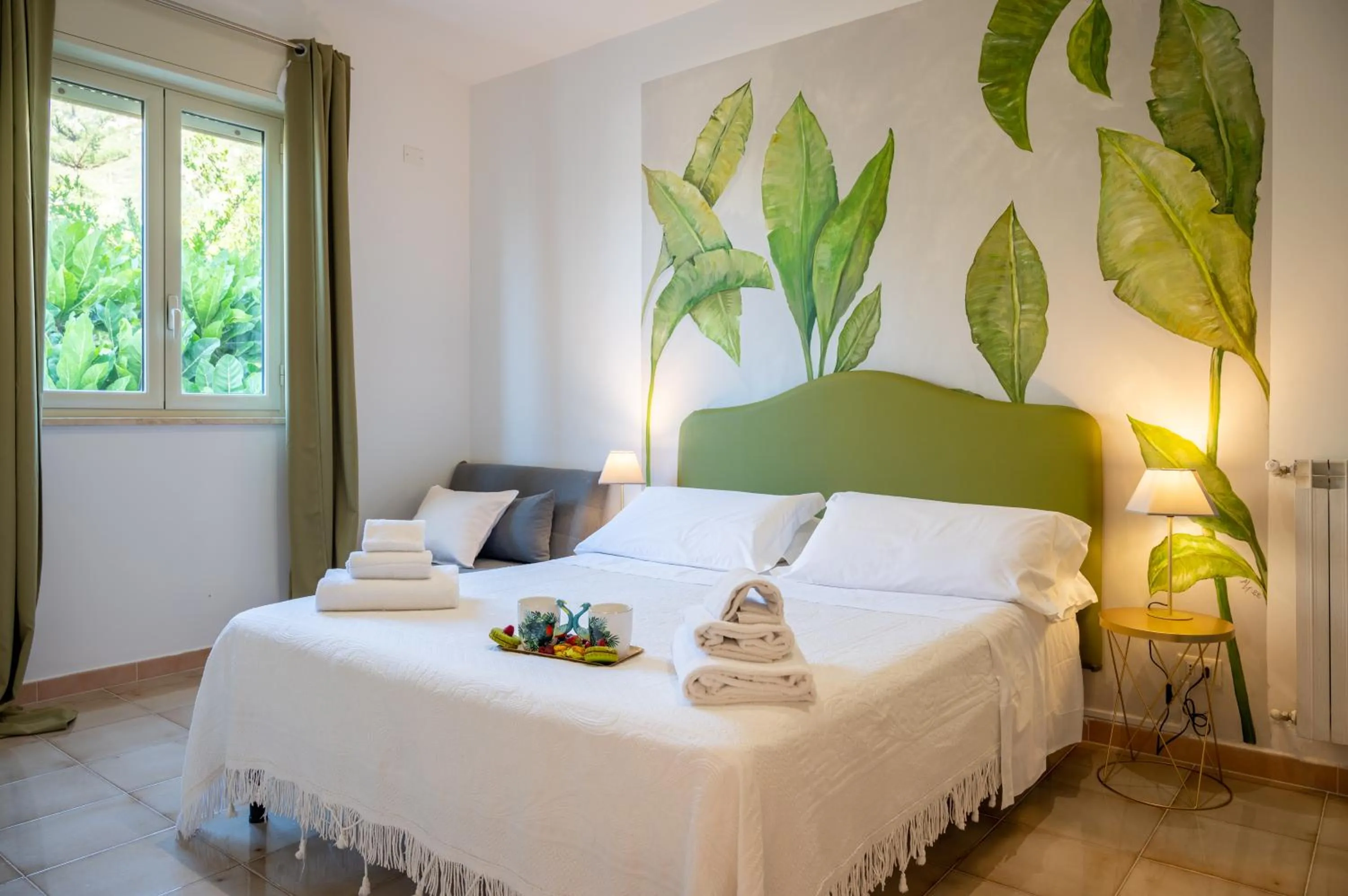 Bedroom, Bed in Villa Megna - Green Paradise B&B