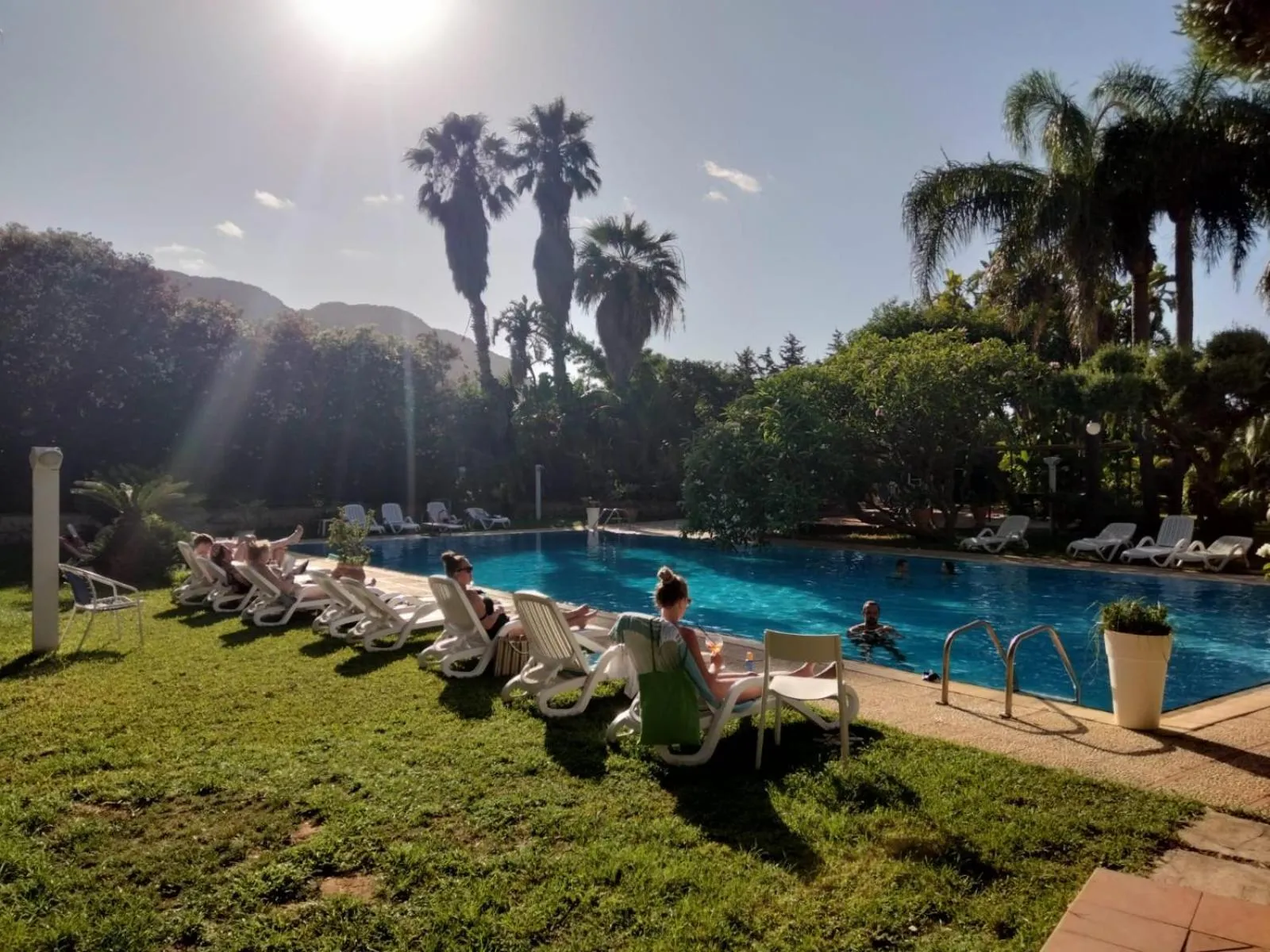 Pool view in Villa Megna - Green Paradise B&B