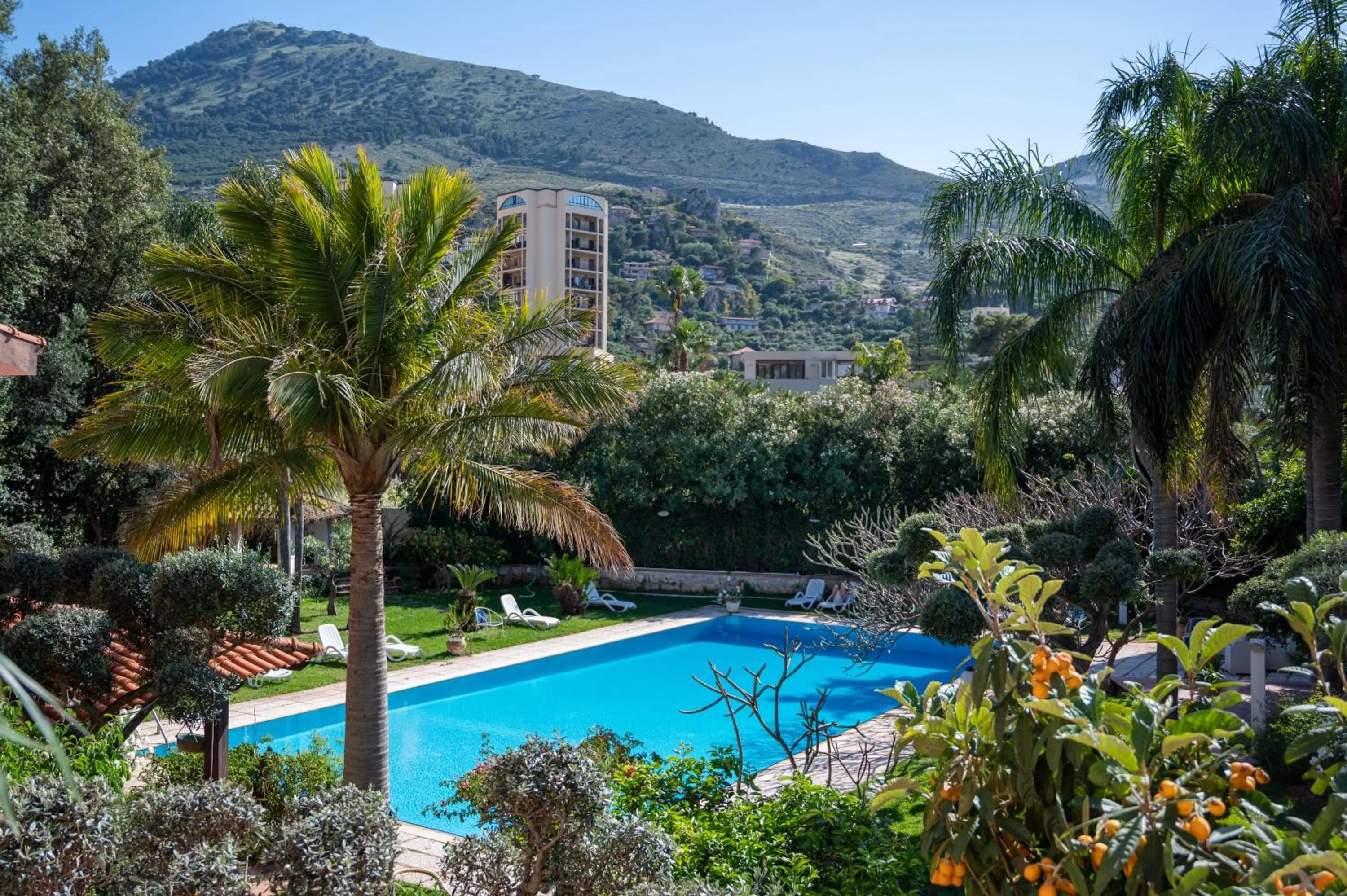 TV and multimedia in Villa Megna - Green Paradise B&B