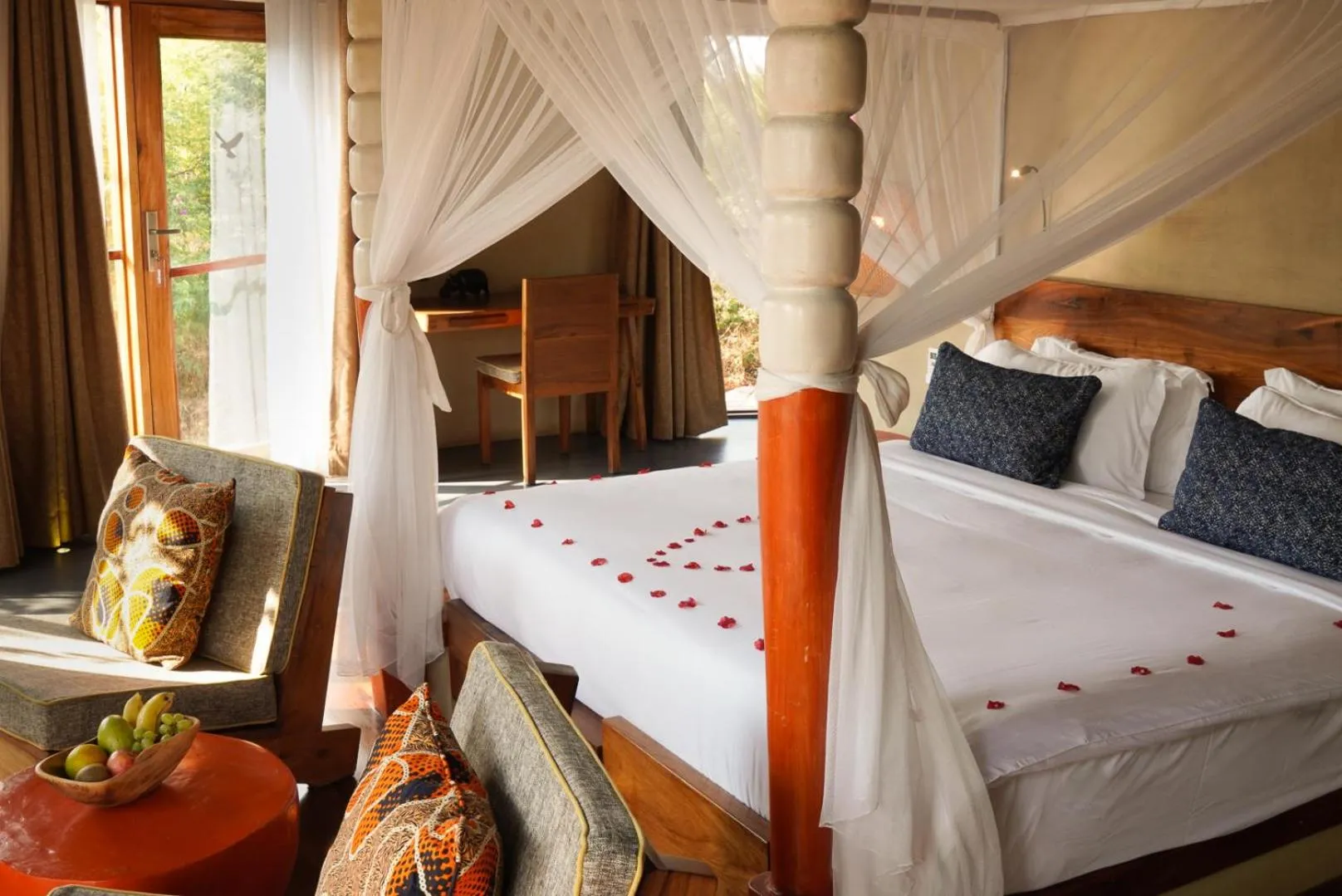 Bedroom in Suricata Boma Lodge