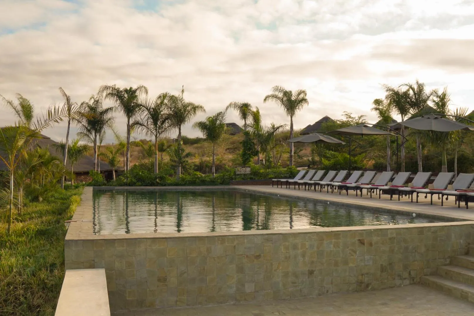 Swimming pool in Suricata Boma Lodge
