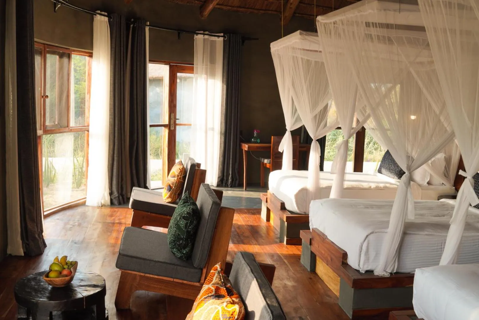 Bedroom in Suricata Boma Lodge