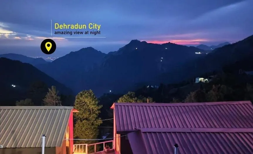 Night in The Green Valley Resort Kanatal