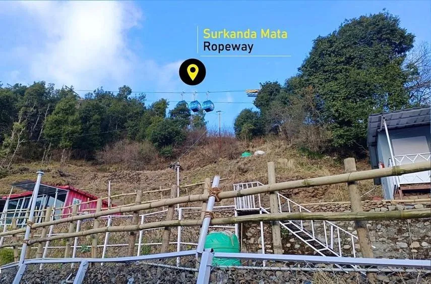 Natural landscape in The Green Valley Resort Kanatal