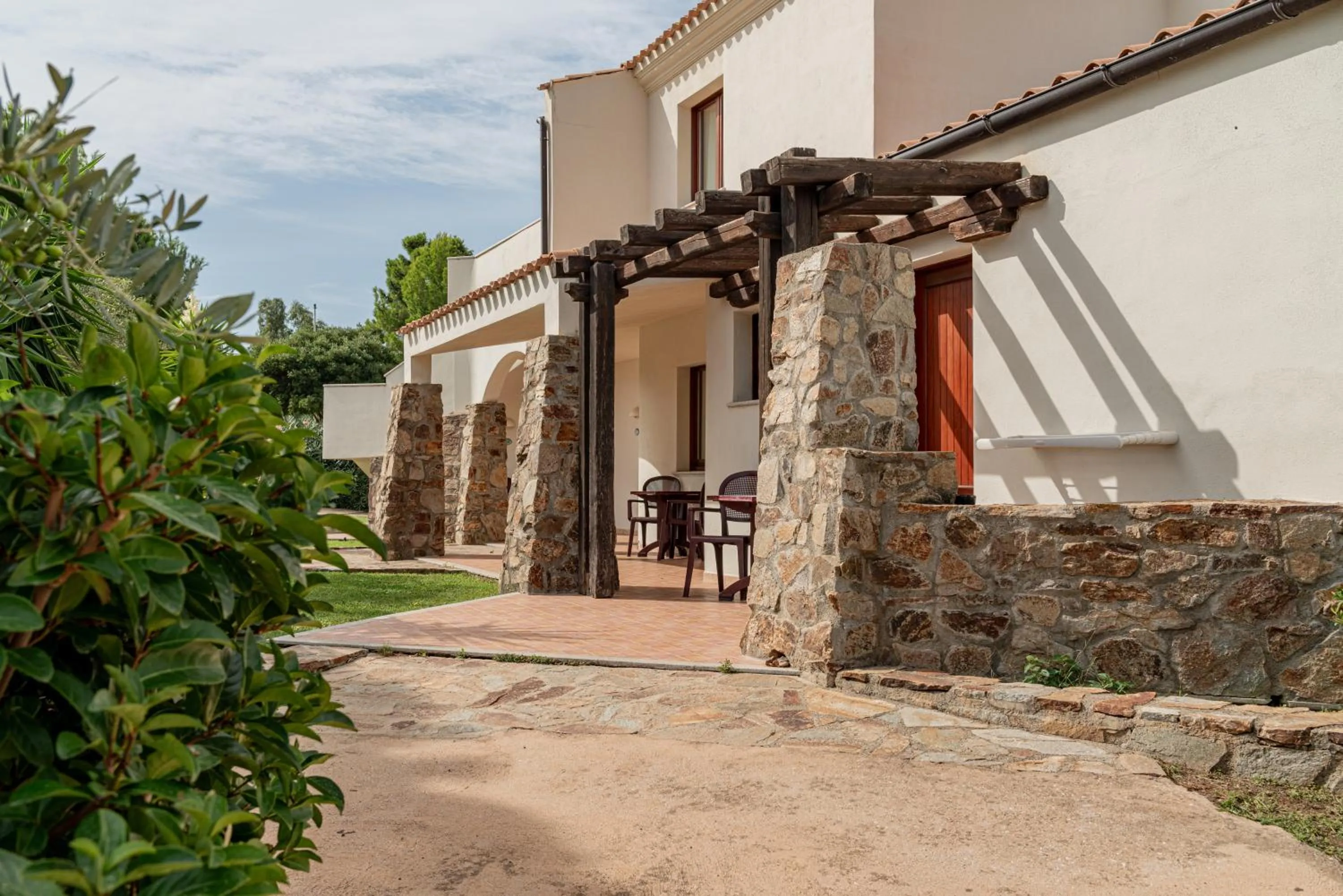 Patio in Club Esse Cala Gonone