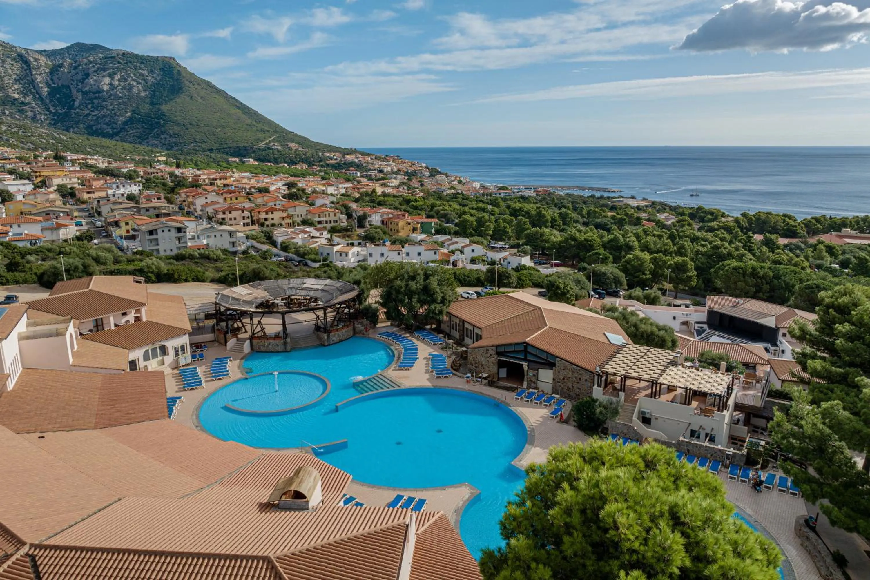 Bird's eye view in Club Esse Cala Gonone