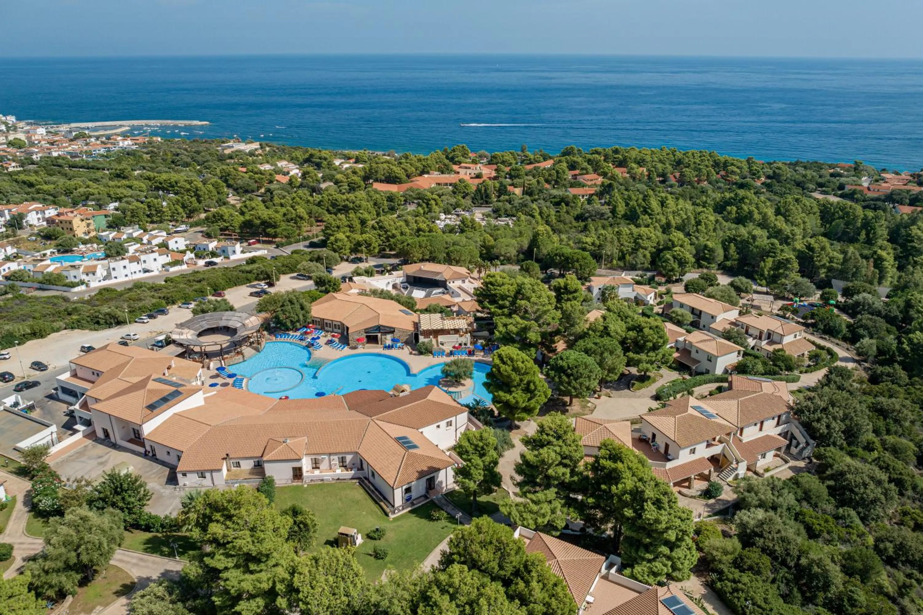 Bird's eye view in Club Esse Cala Gonone