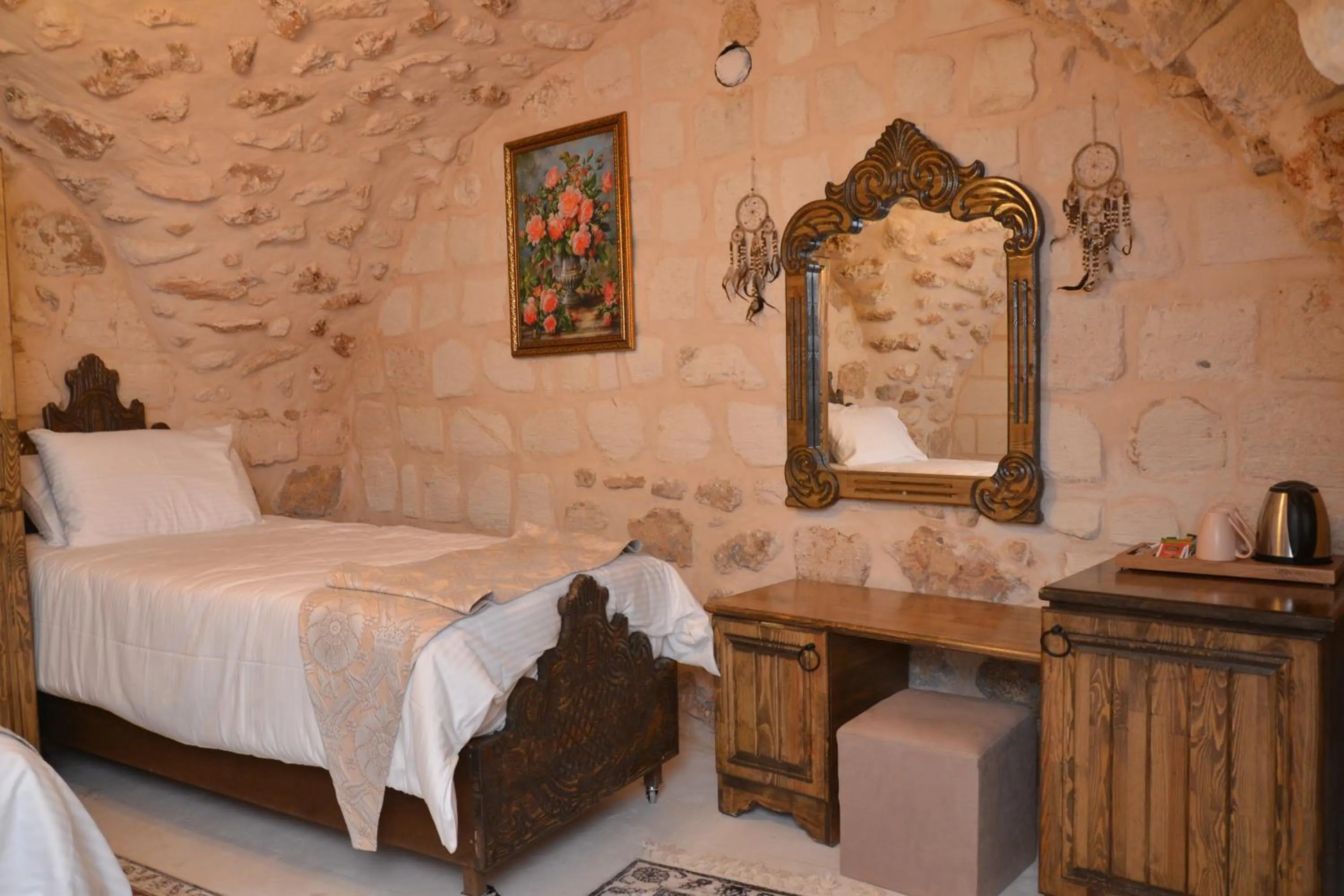 Bed in Mehmet Bey Konağı Butik Otel