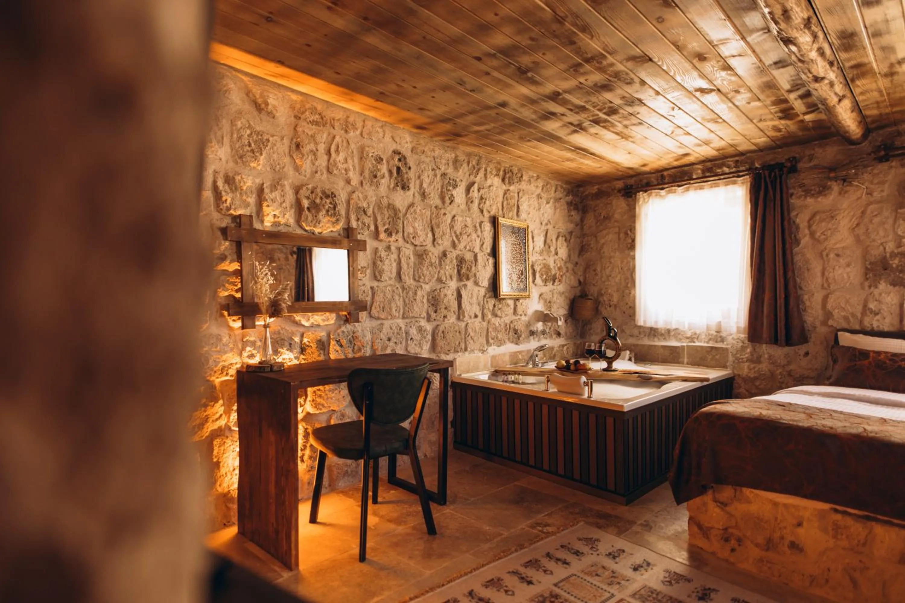 Bedroom, Bed in İsadora Cave Cappadocia